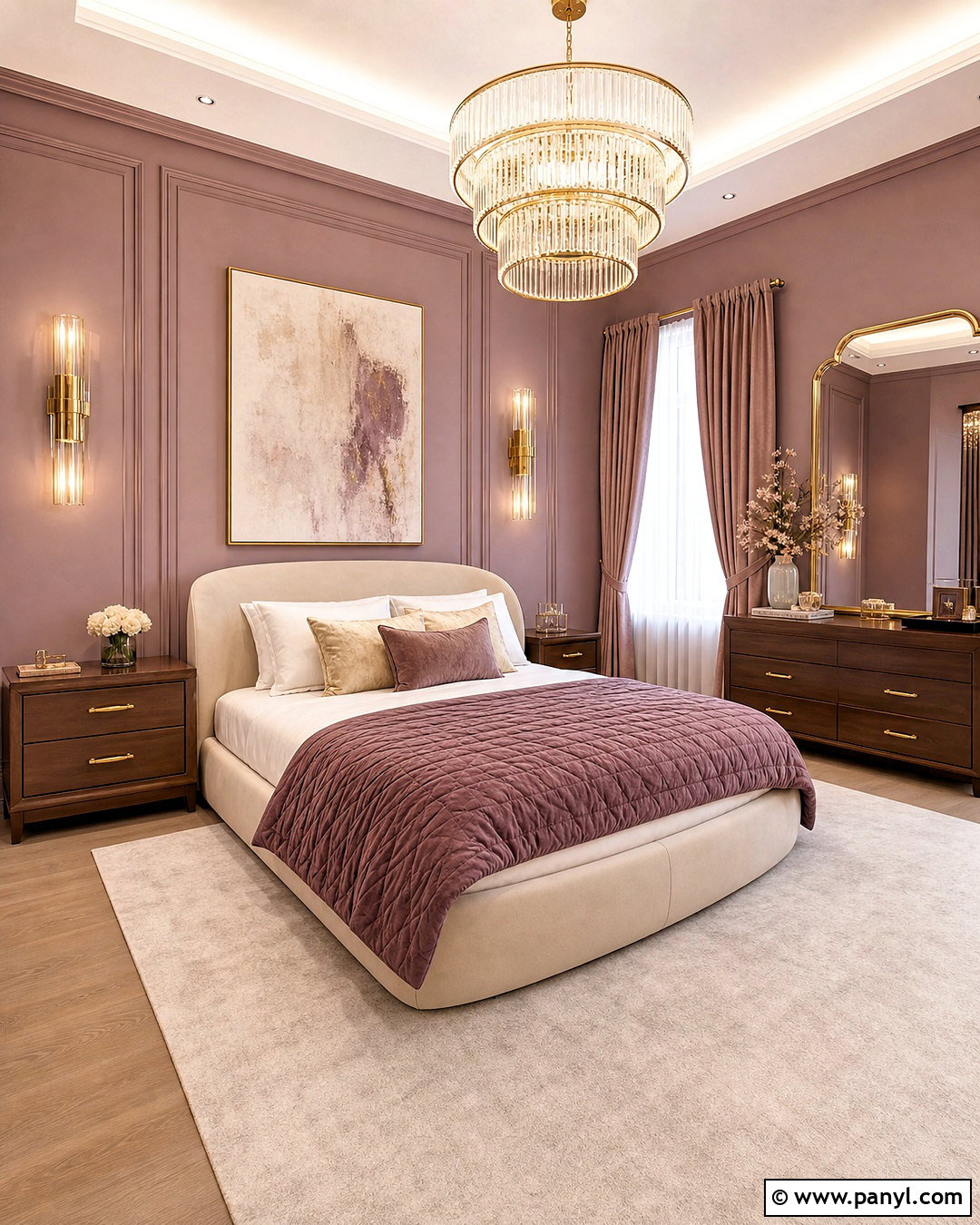 Mauve And Gold Bedroom - 20 mauve bedroom color scheme ideas