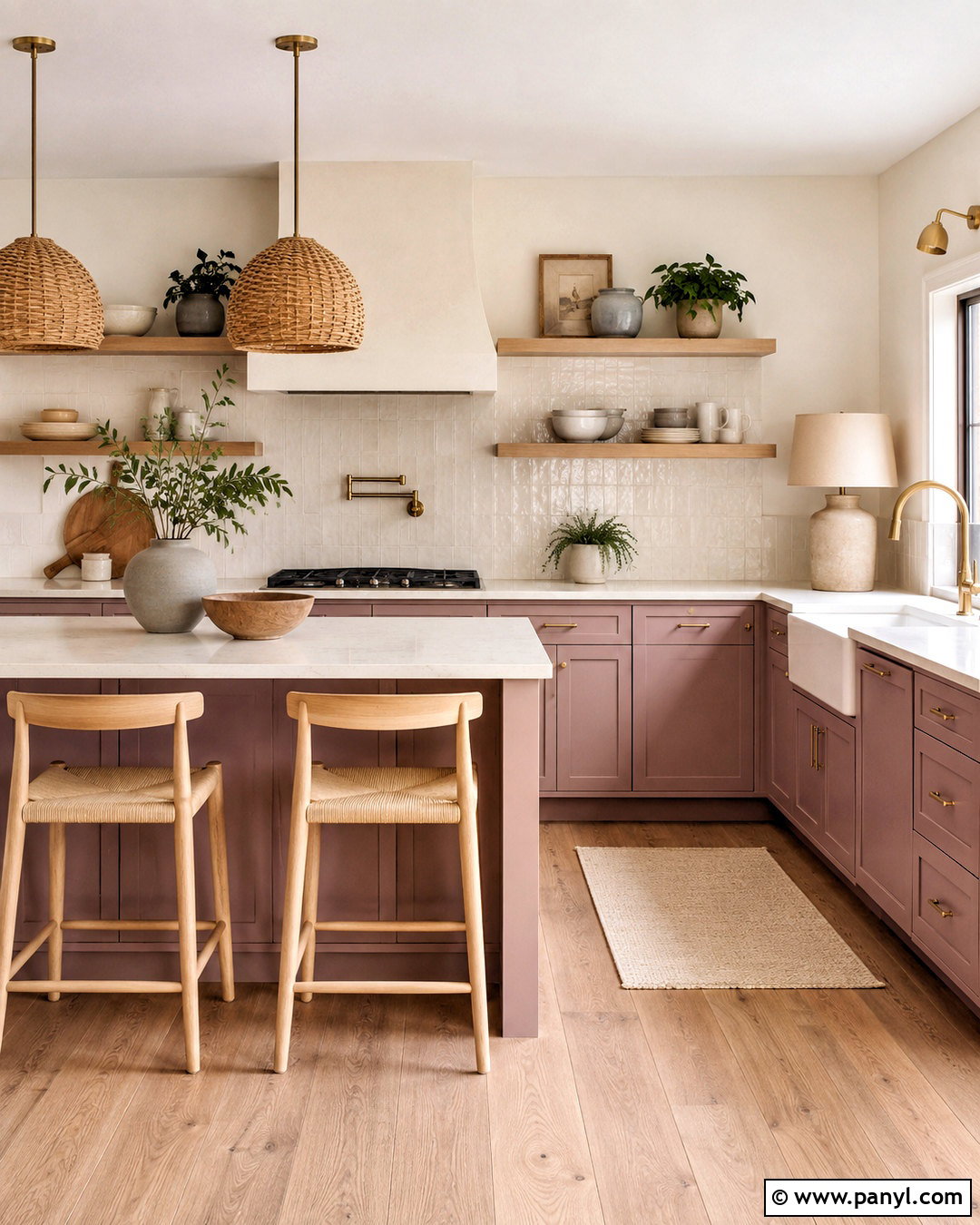 Mauve And Natural Wood Color Palette - 20 mauve color palette ideas