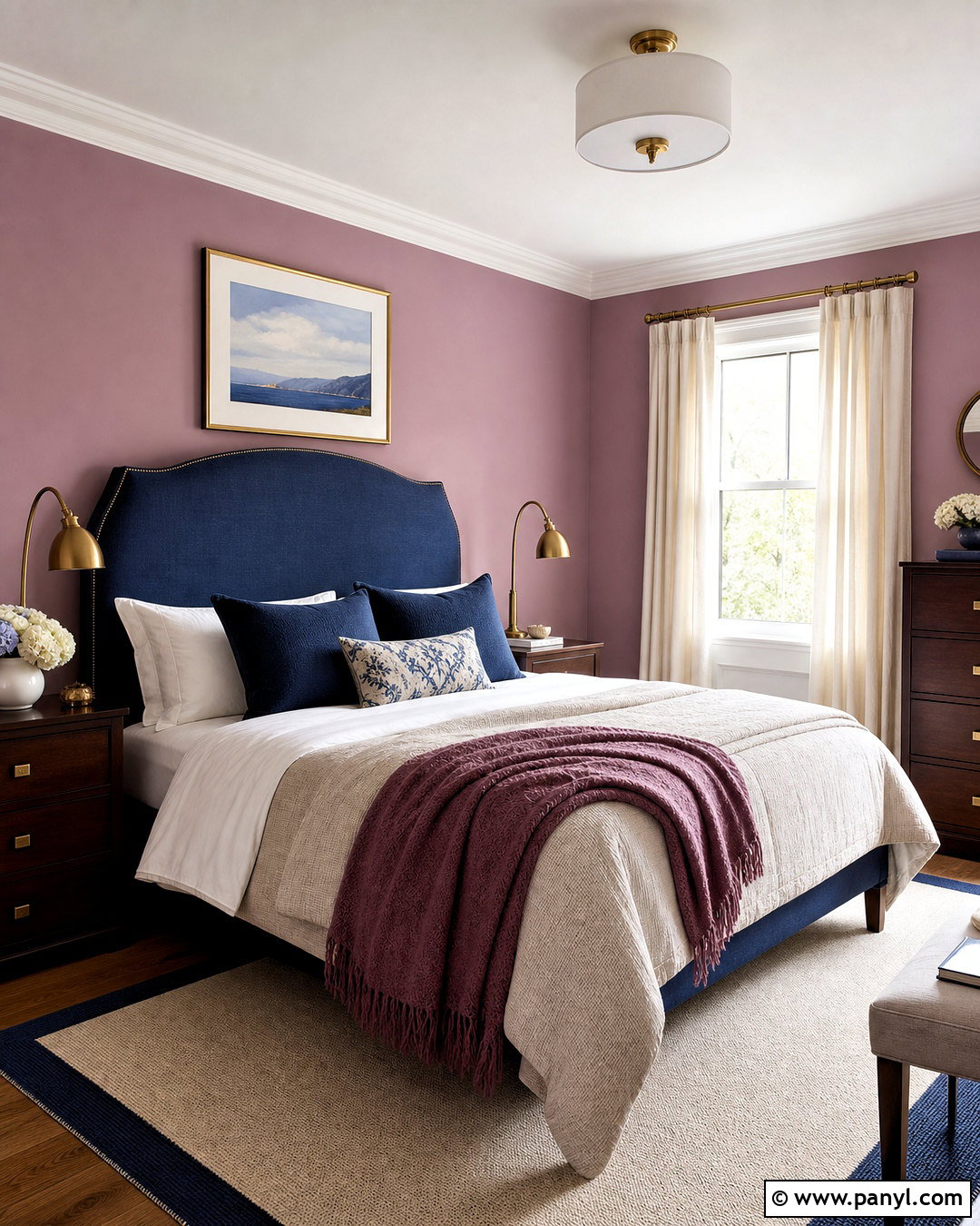 Mauve And Navy Bedroom - 20 mauve bedroom color scheme ideas