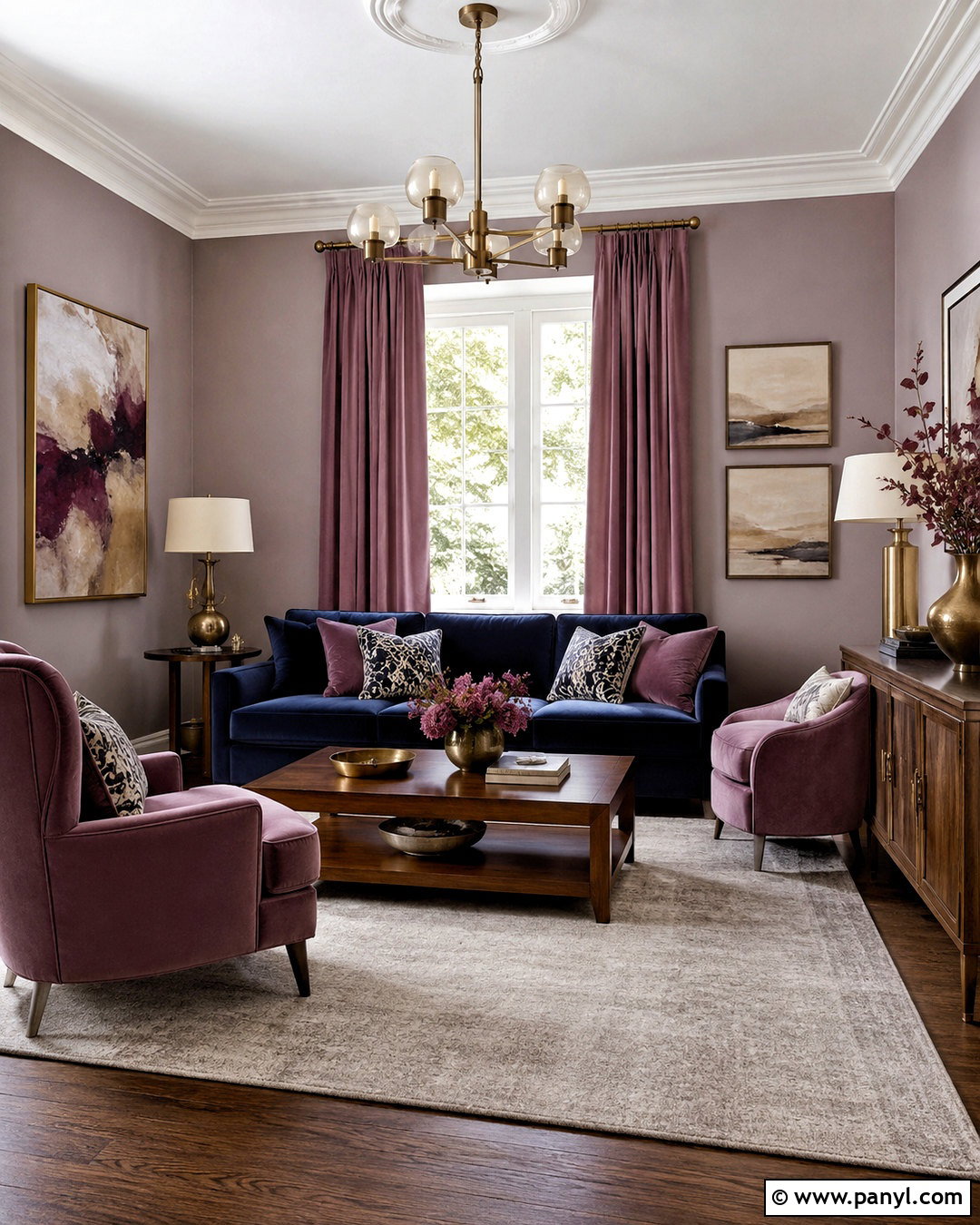 Mauve And Navy Blue Color Palette - 20 mauve color palette ideas