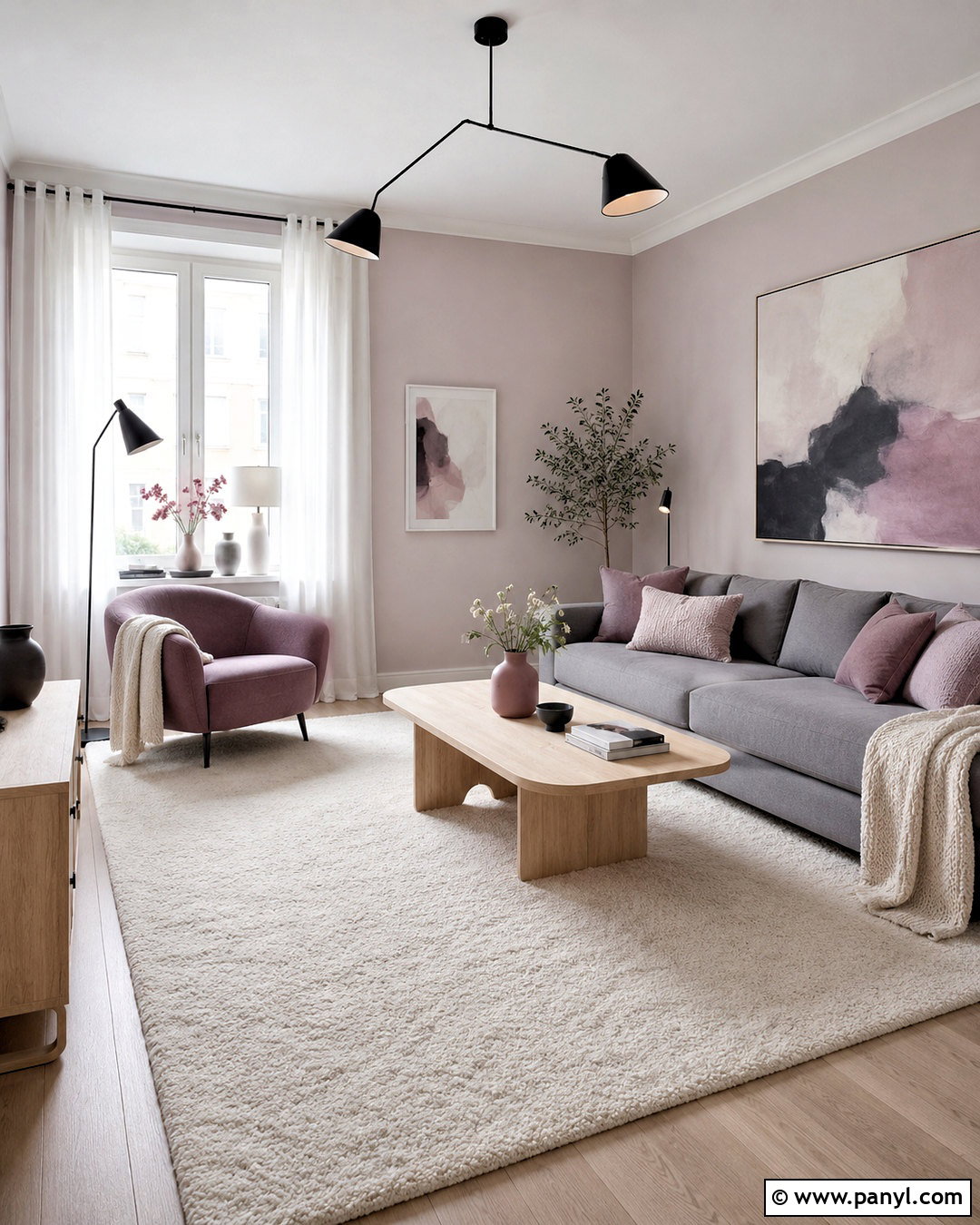 Mauve And Soft Gray Color Palette - 20 mauve color palette ideas