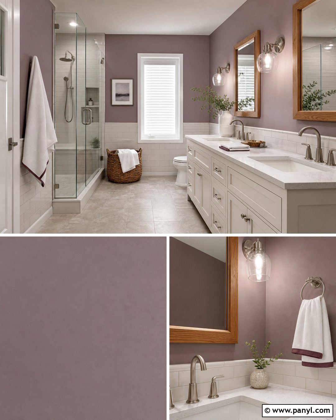 Mauve Bathroom Walls - 35 Mauve Wall Color Ideas