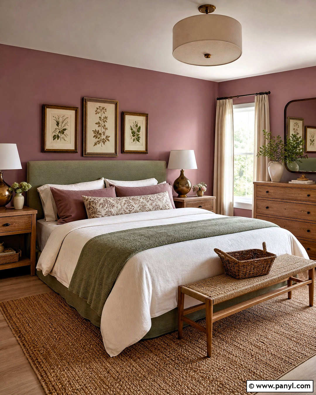 Mauve Bedroom With Sage Green - 20 mauve bedroom ideas