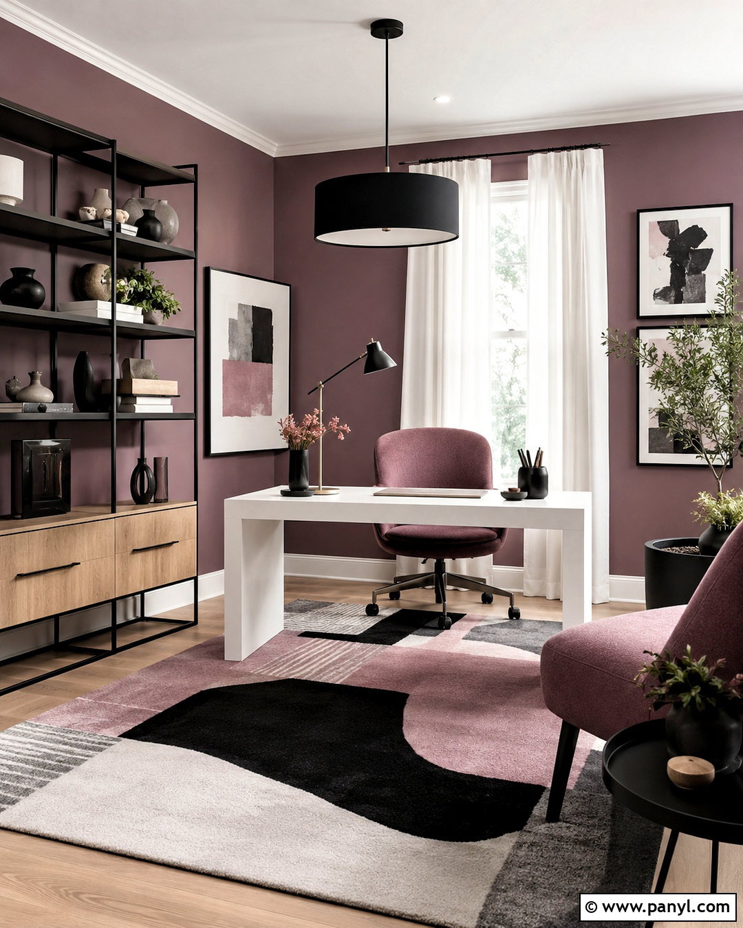Mauve Black And White Color Palette - 20 mauve color palette ideas
