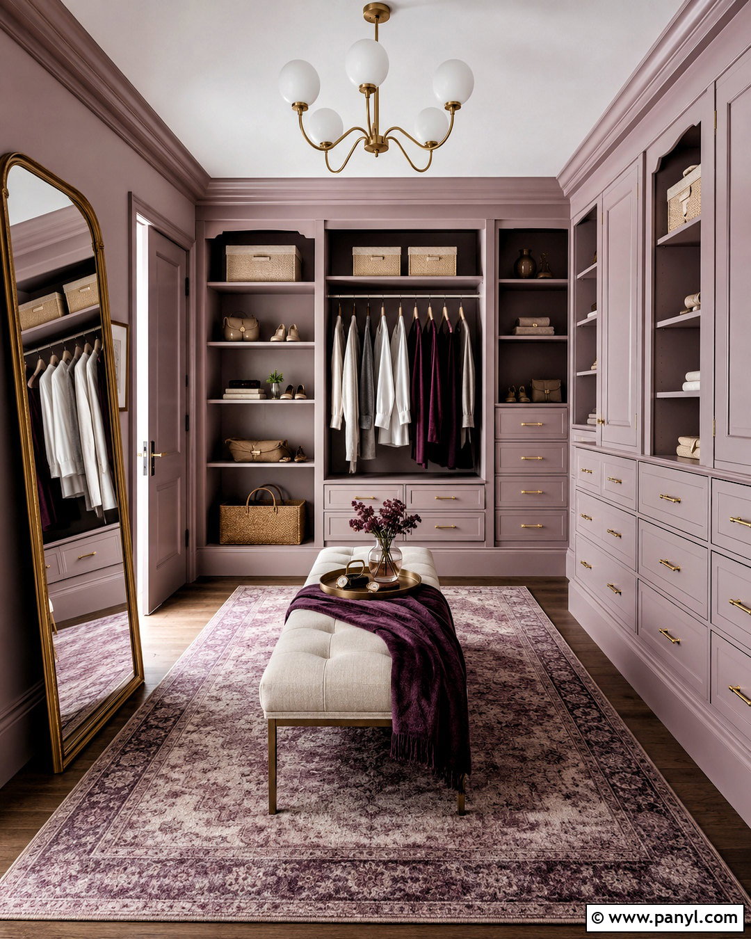 Mauve Dressing Room Walls And Trim - 35 trim and walls same color ideas