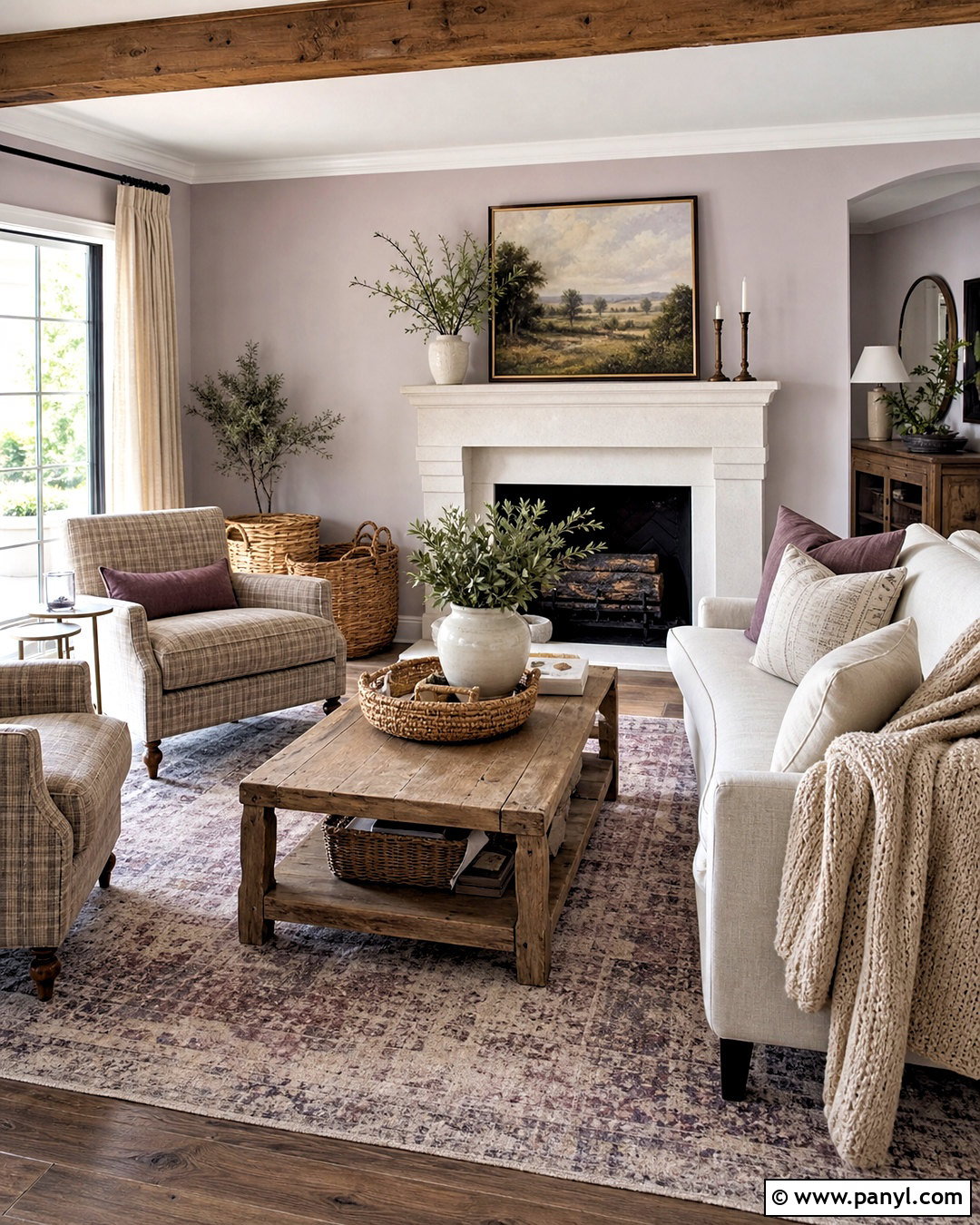 Mauve Farmhouse Living Room - 20 mauve living room ideas