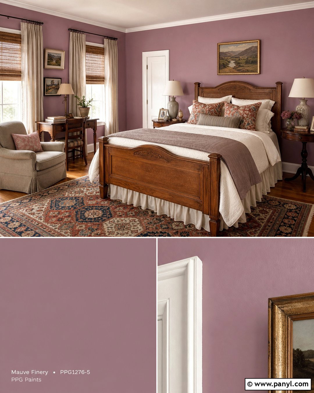 Mauve Guest Bedroom - 35 Mauve Wall Color Ideas