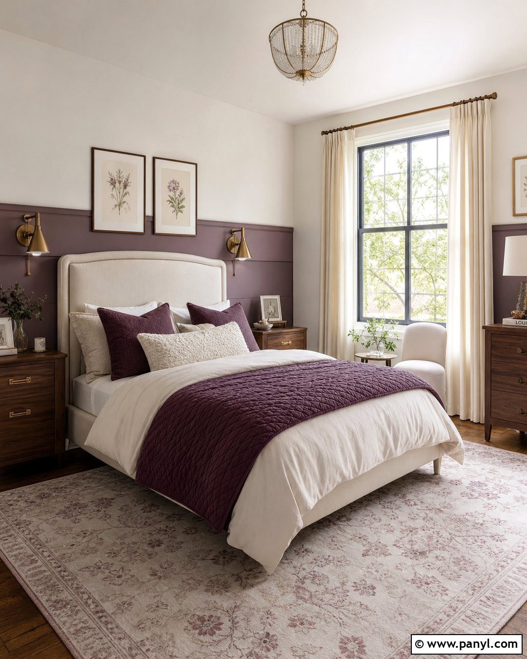 Mauve Half Wall Accent - 25 Girls Room Paint Ideas Accent Walls