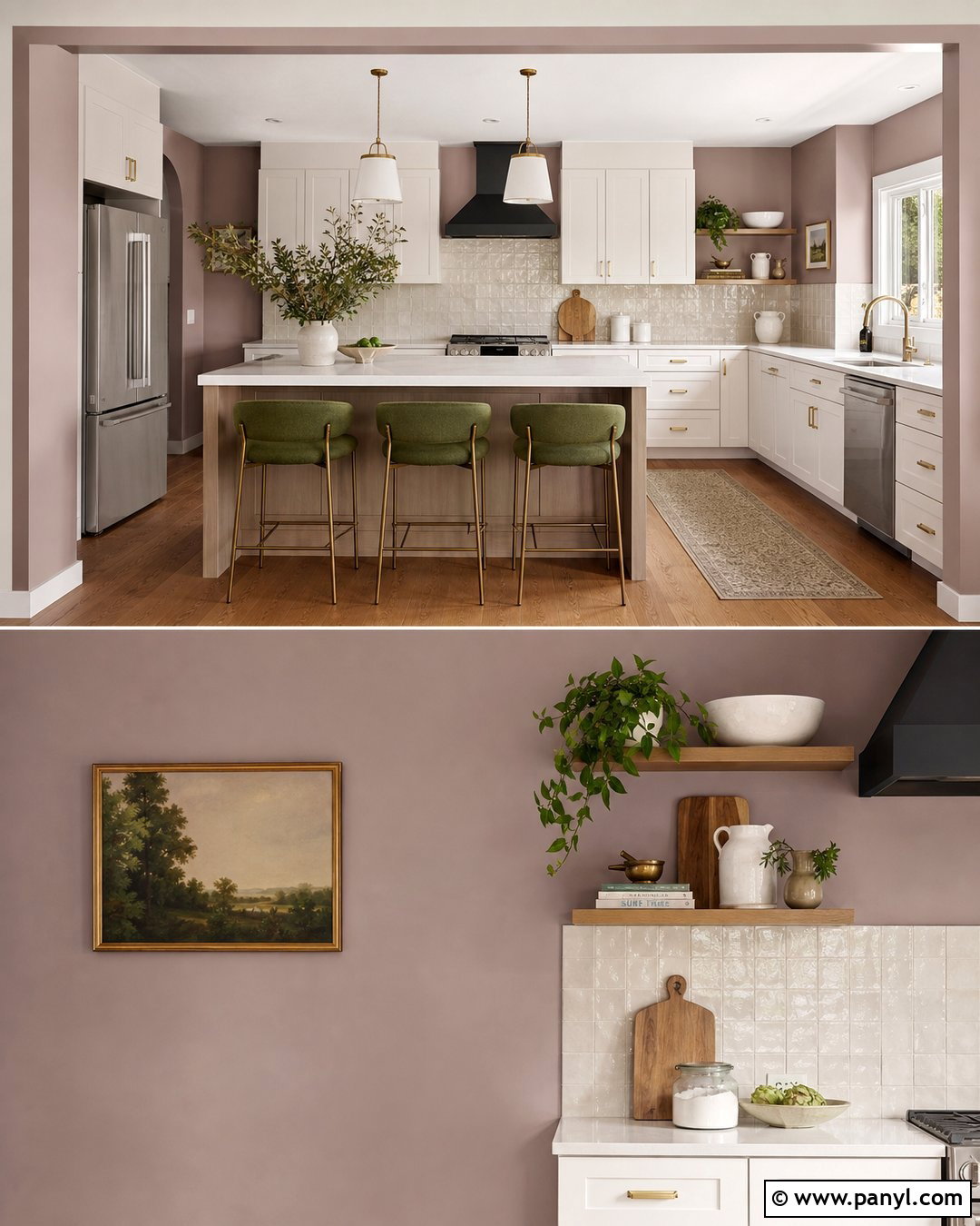 Mauve Kitchen Walls - 35 Mauve Wall Color Ideas