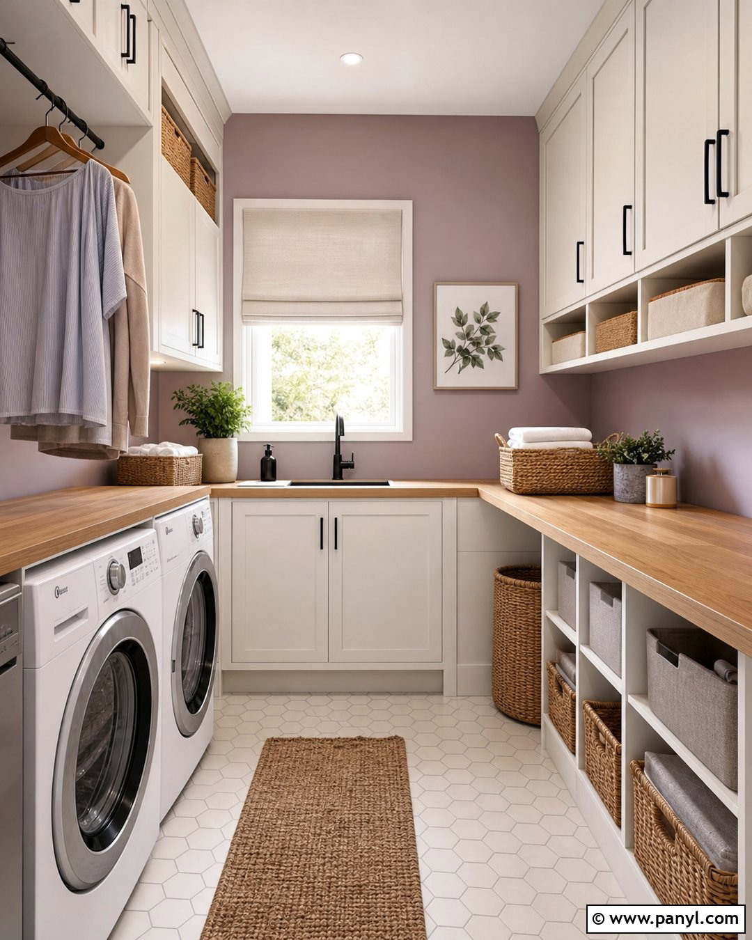 Mauve Laundry Room - 35 Mauve Wall Color Ideas