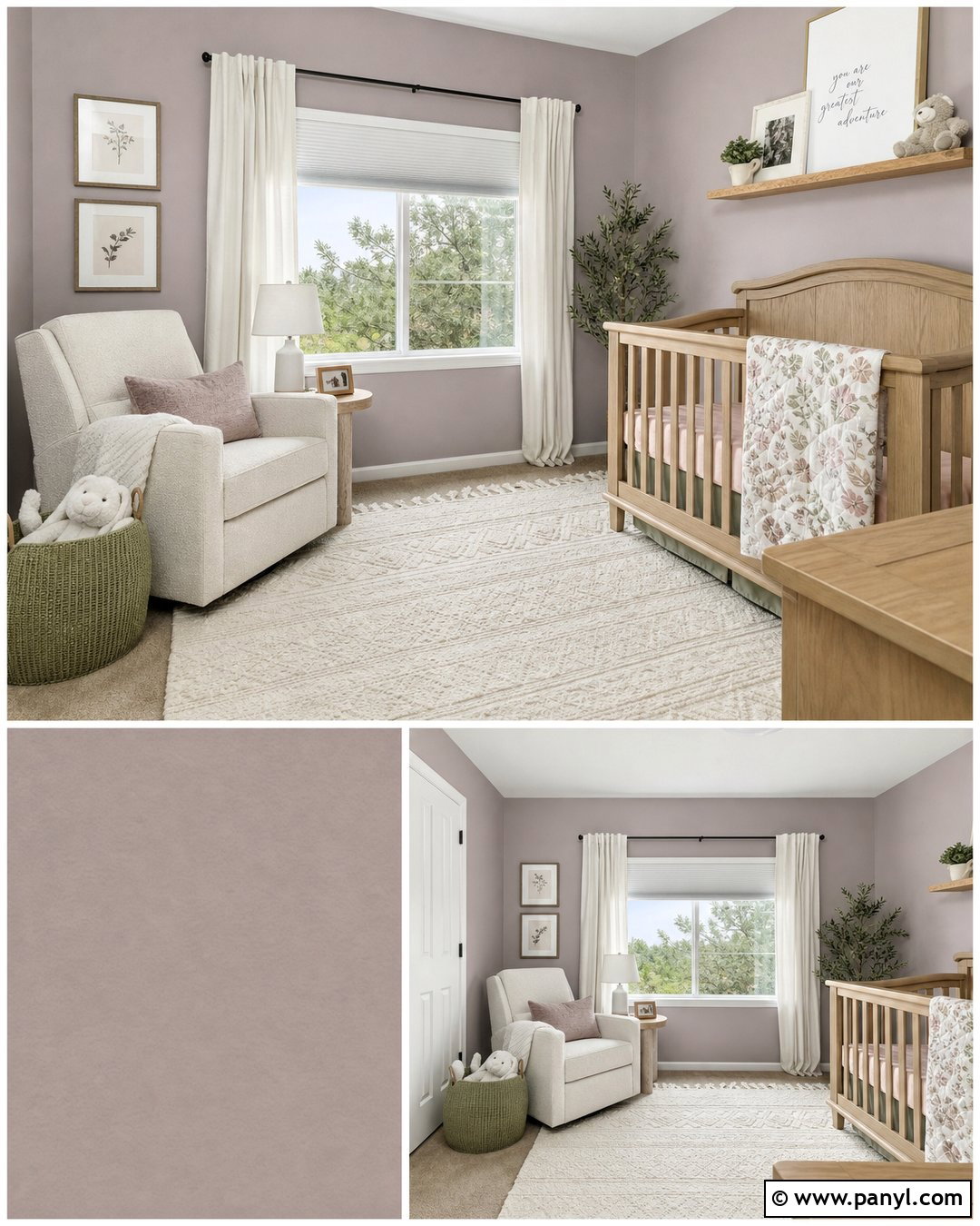 Mauve Nursery - 35 Mauve Wall Color Ideas
