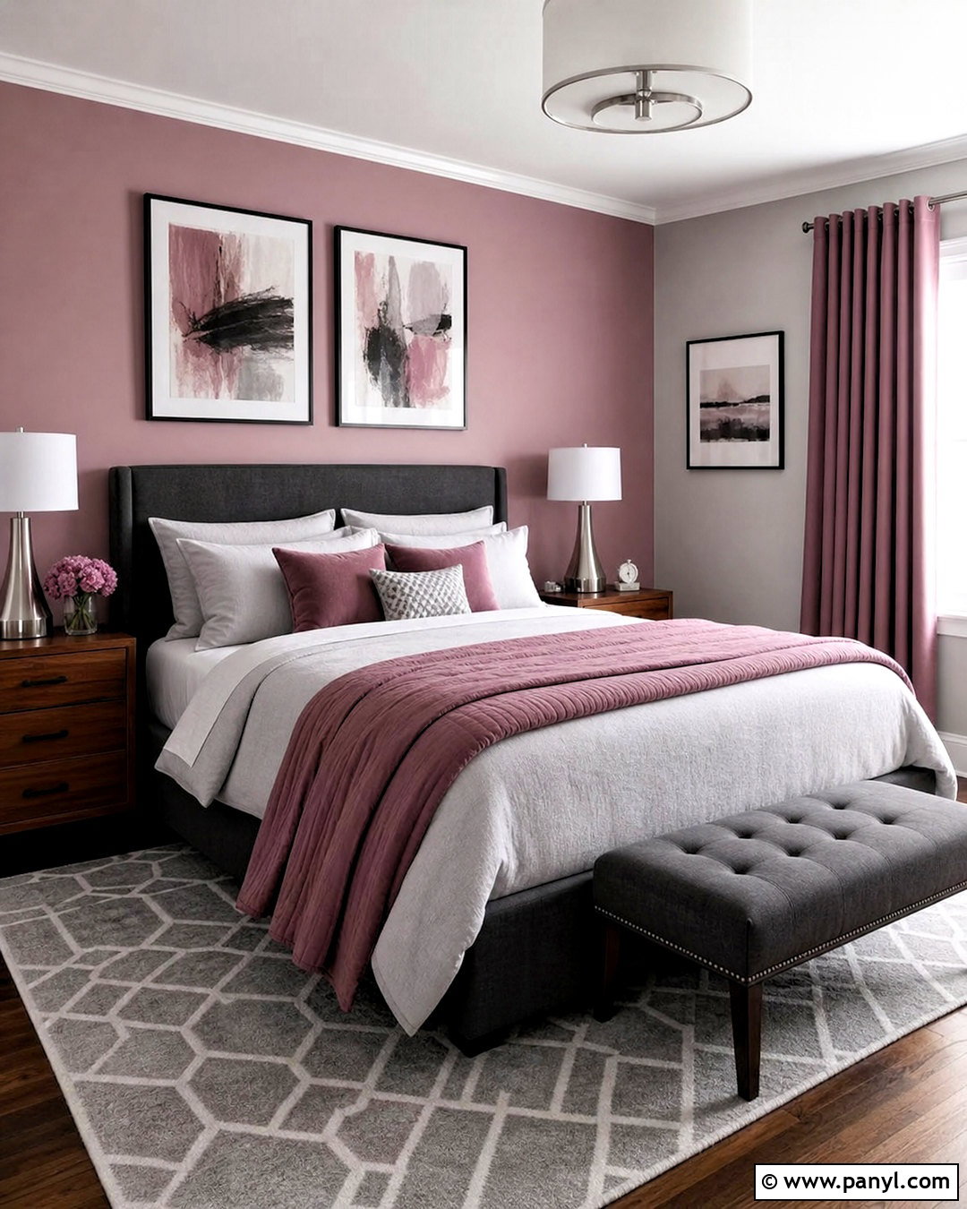 Mauve Pink And Gray Bedroom - 20 mauve pink bedroom ideas