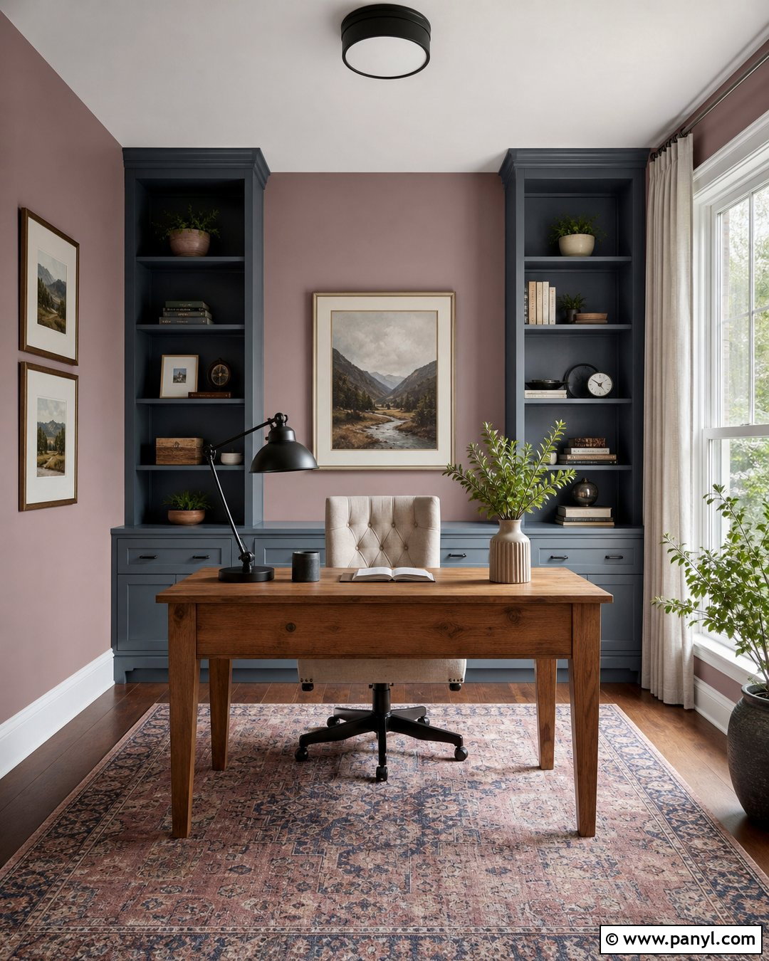 Mauve Pink And Steel Blue Walls - 20 Pink And Blue Wall Colors