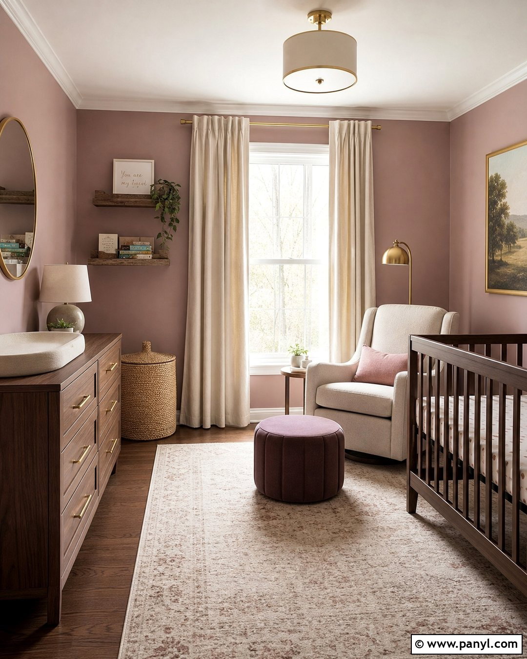 25 Pink Walls Nursery Ideas for a Sweet and Serene Baby Room