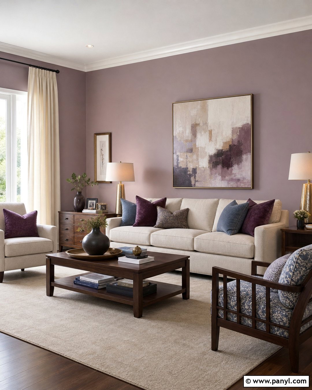 Mauve Room Walls - 35 Aesthetic Room Wall Color Ideas