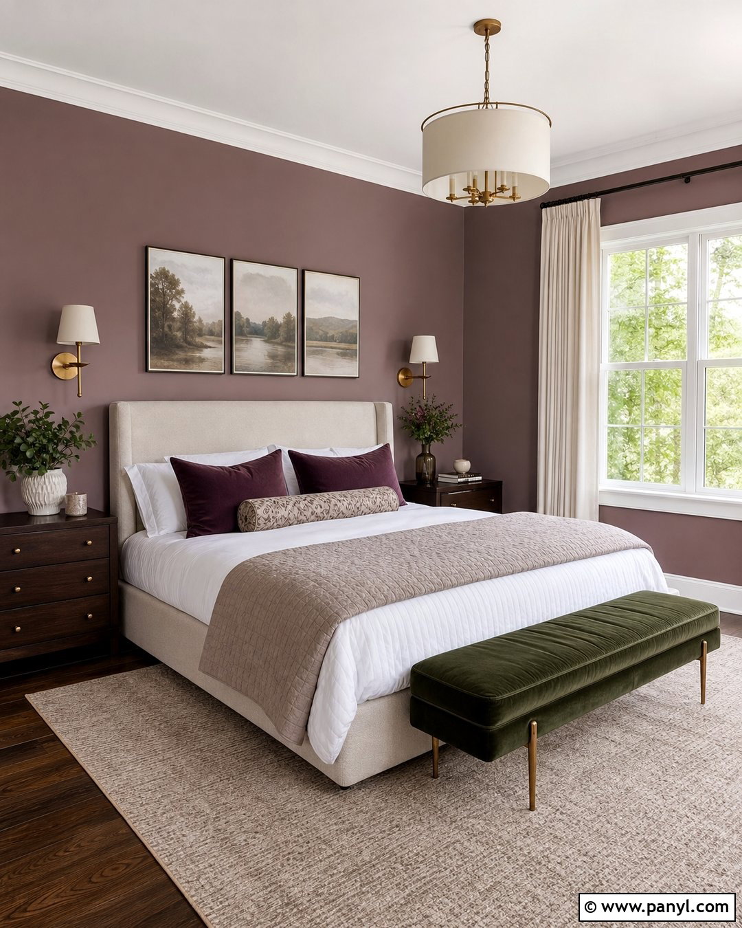 Mauve Wall Color - 30 cute wall colors