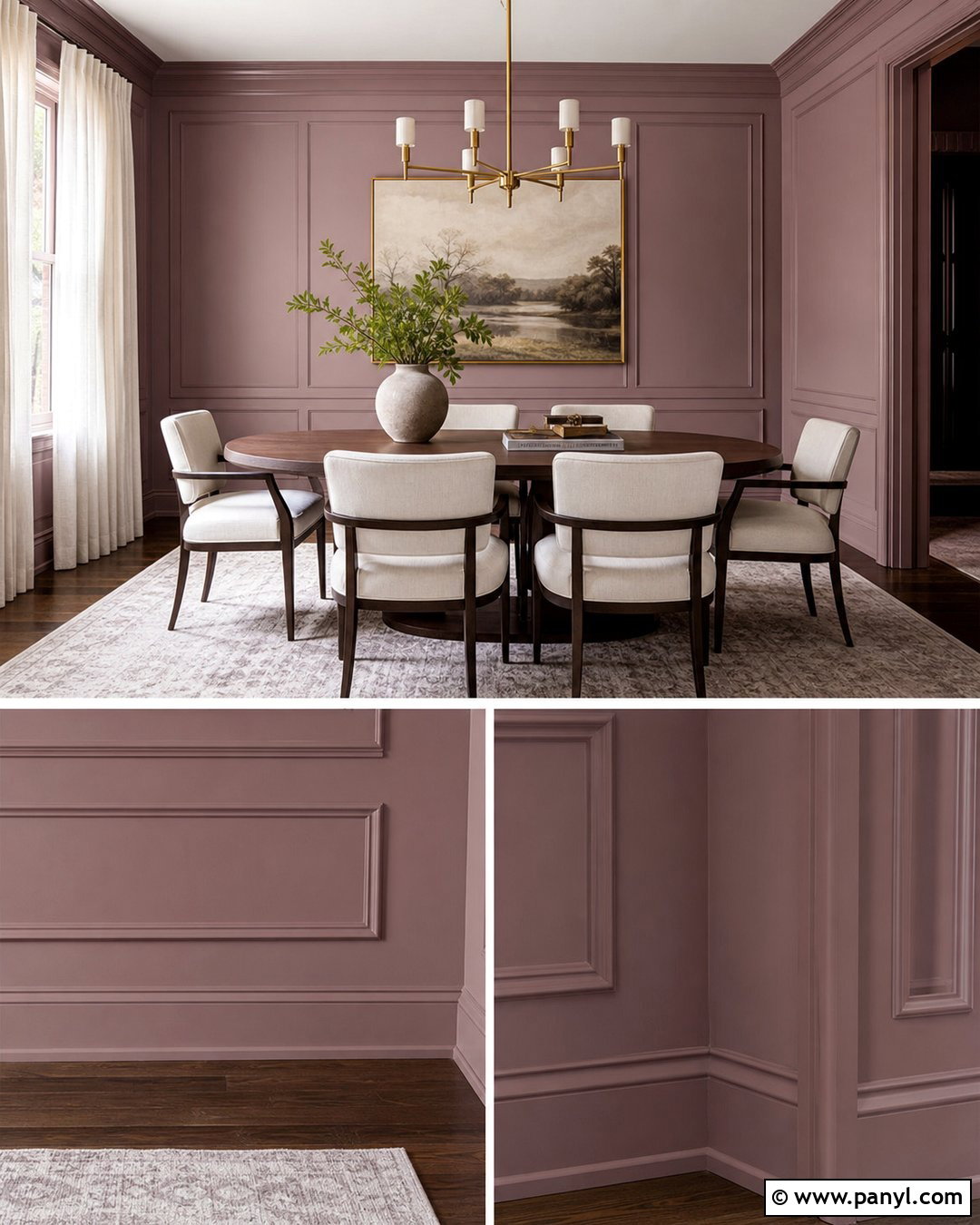 Mauve Wall Paneling - 35 Mauve Wall Color Ideas