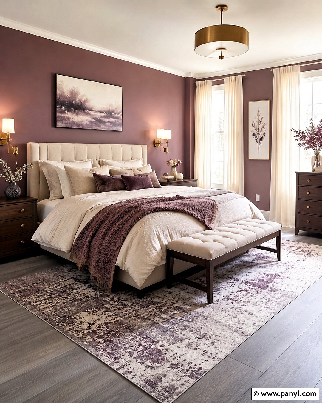 Mauve Walls With Gray Flooring - 40 Wall Colors To Match Gray Flooring Ideas