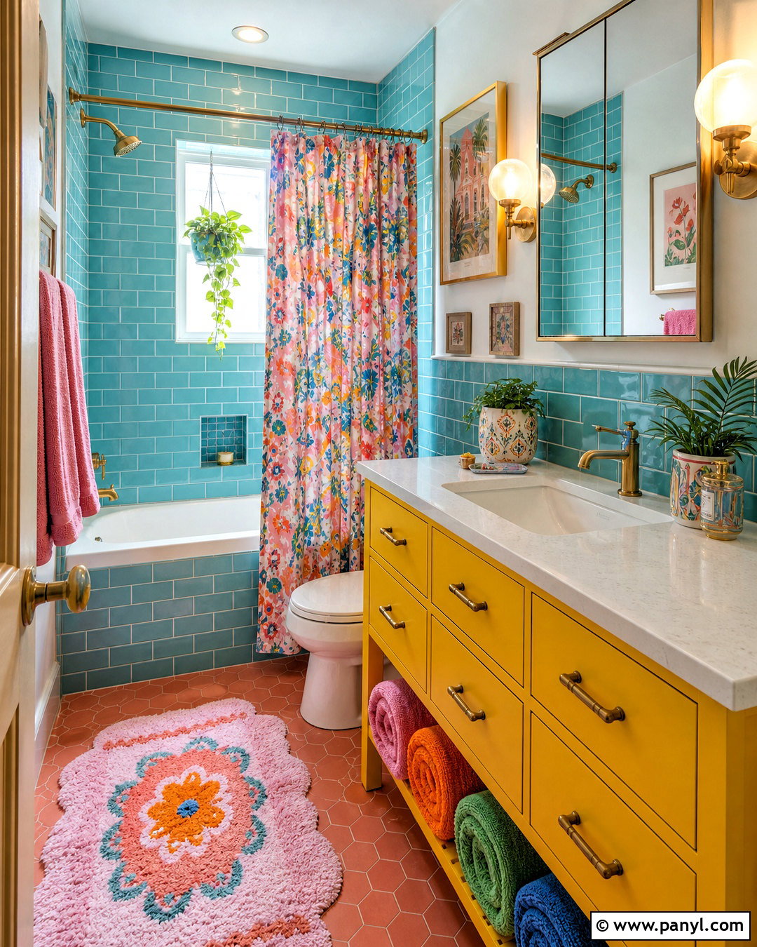 Maximalist Bathroom - 20 bright maximalist decor ideas
