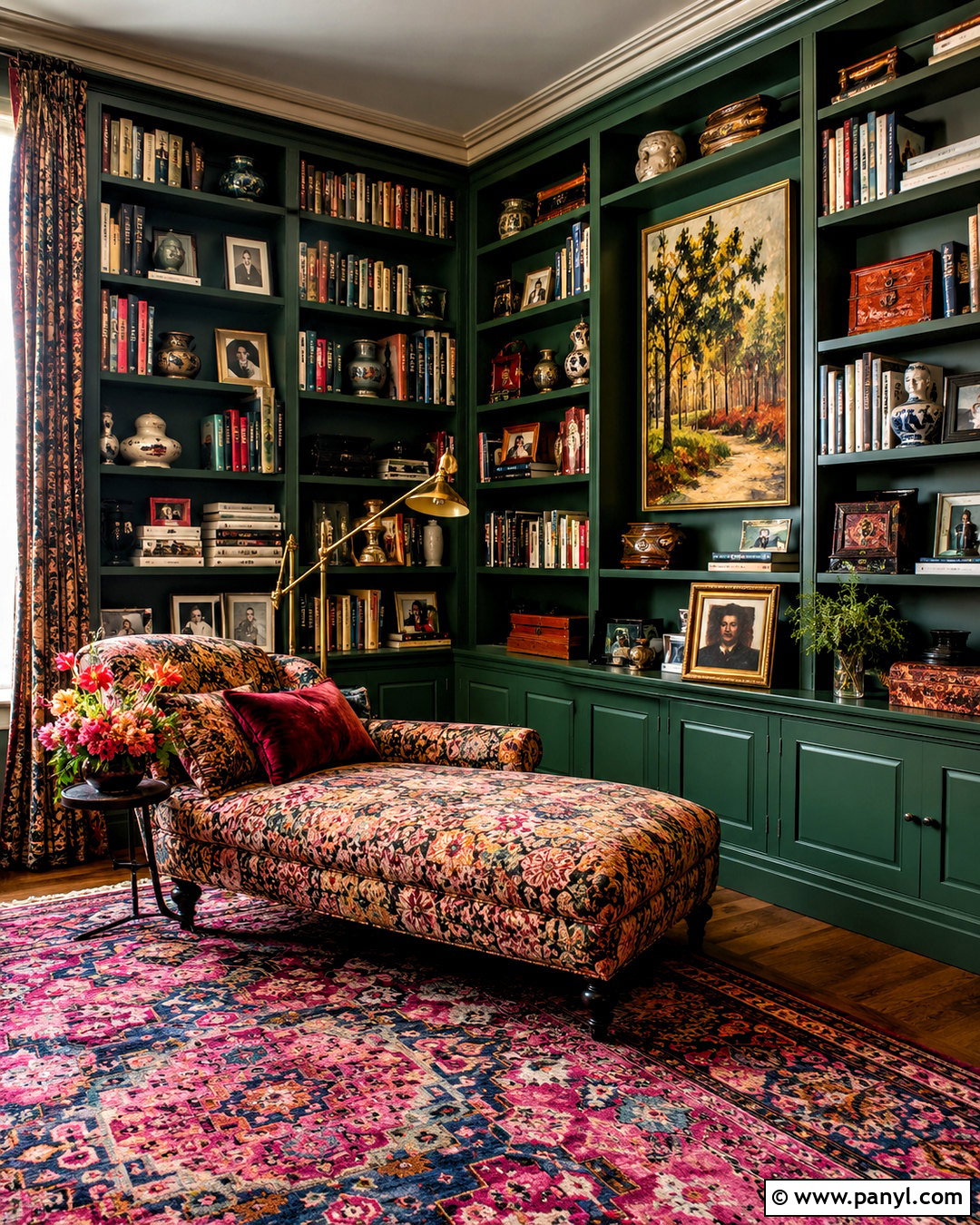 Maximalist Bookshelf Decor - 20 maximalism interior design ideas