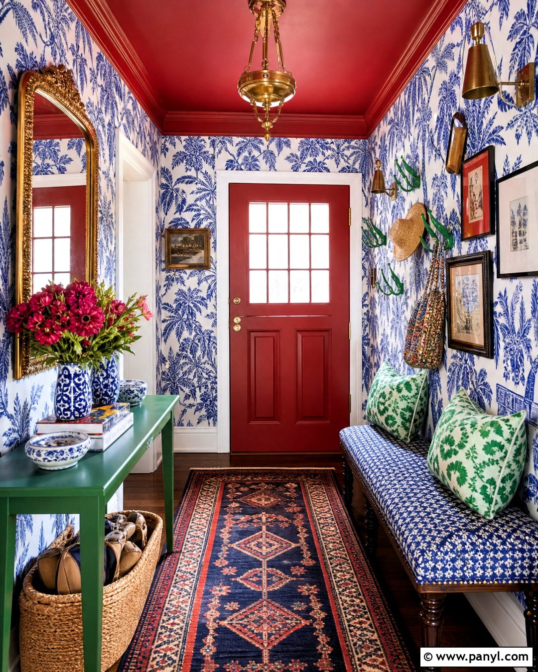 Maximalist Entryway - 20 bright maximalist decor ideas