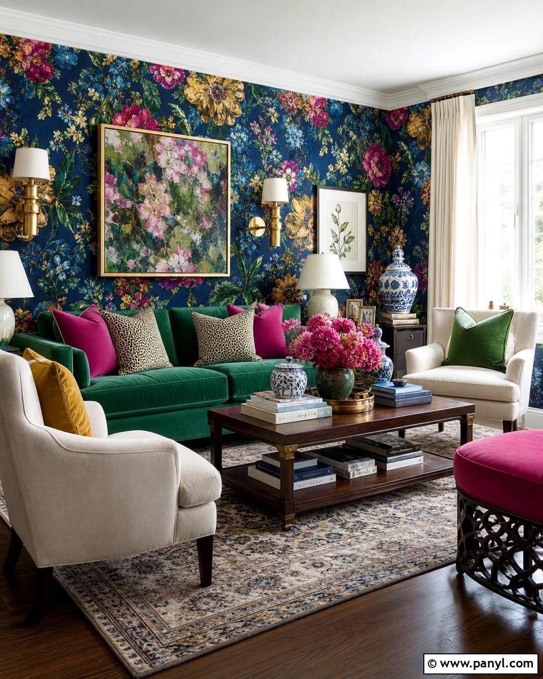 Maximalist Floral Wallpaper Living Room - 35 2019 Aesthetic Wallpaper ideas