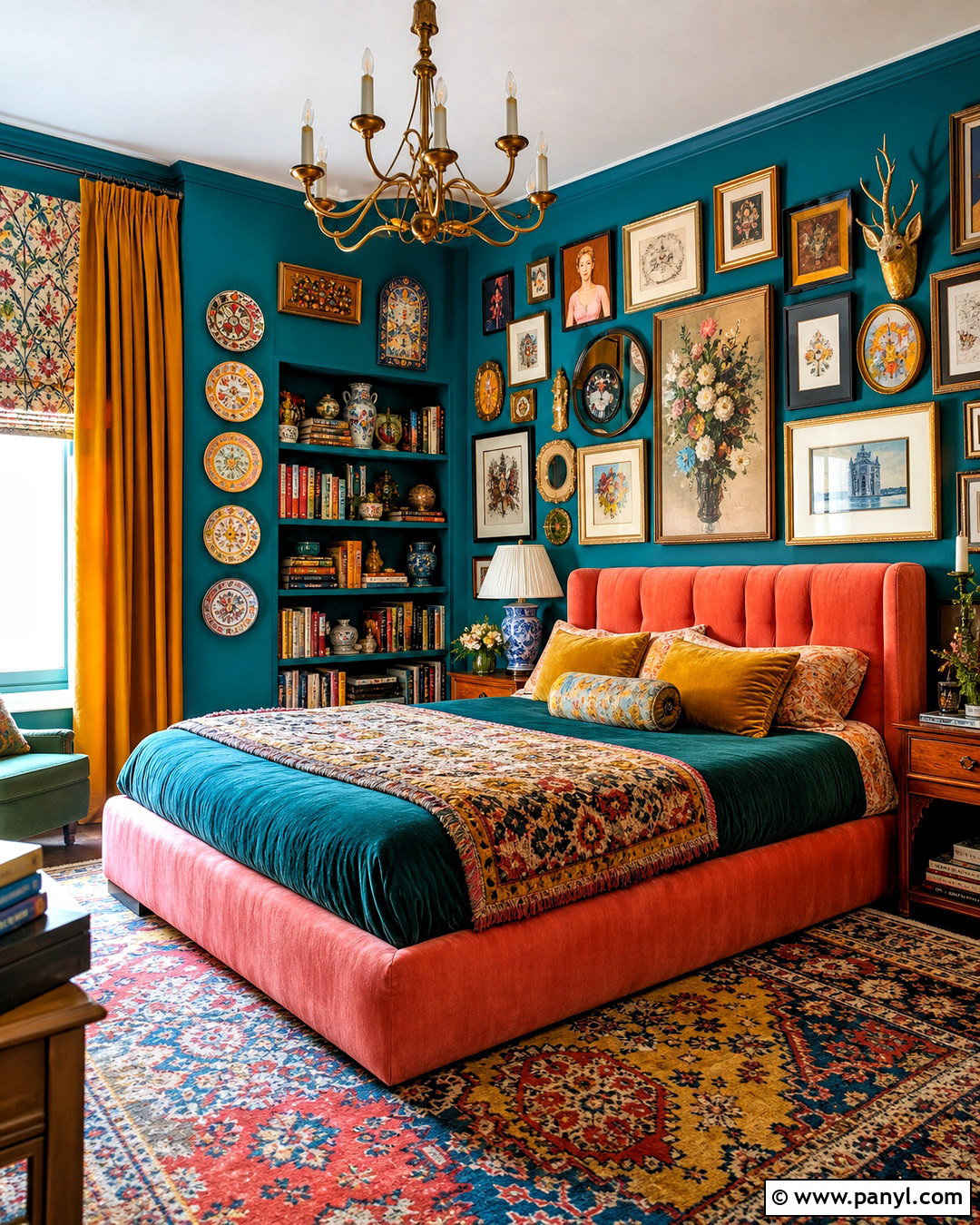 Maximalist Gallery Room - 20 room ideas aesthetic ideas