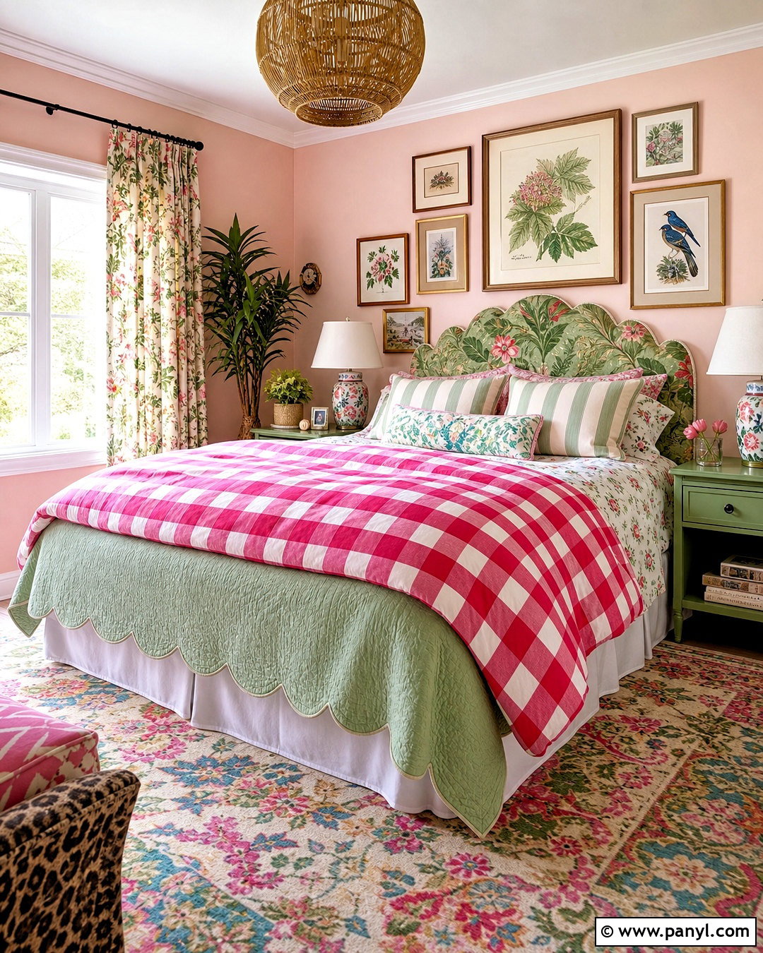 Maximalist Gingham Bedding - 20 gingham bedding ideas