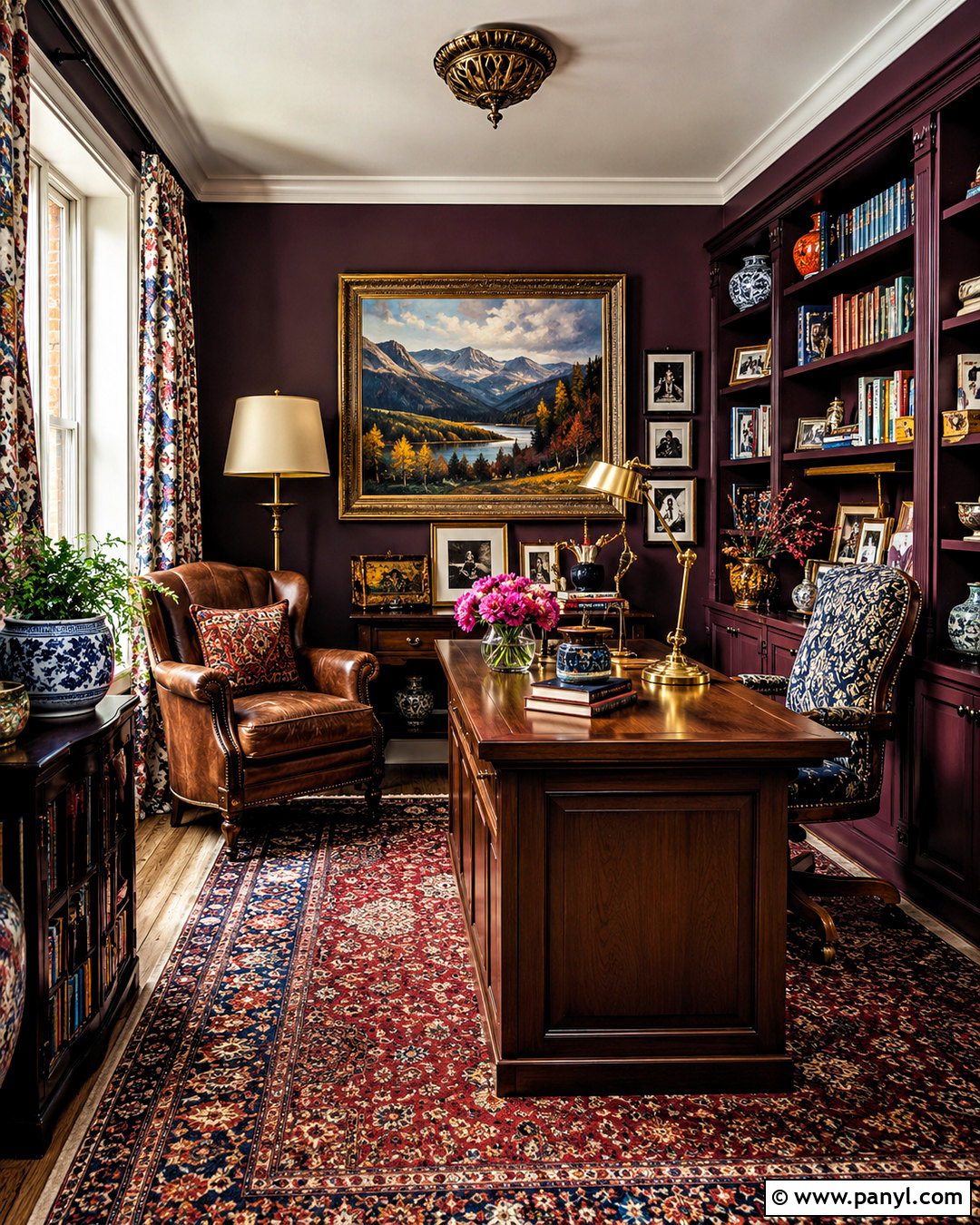 Maximalist Home Office - 20 maximalism interior design ideas