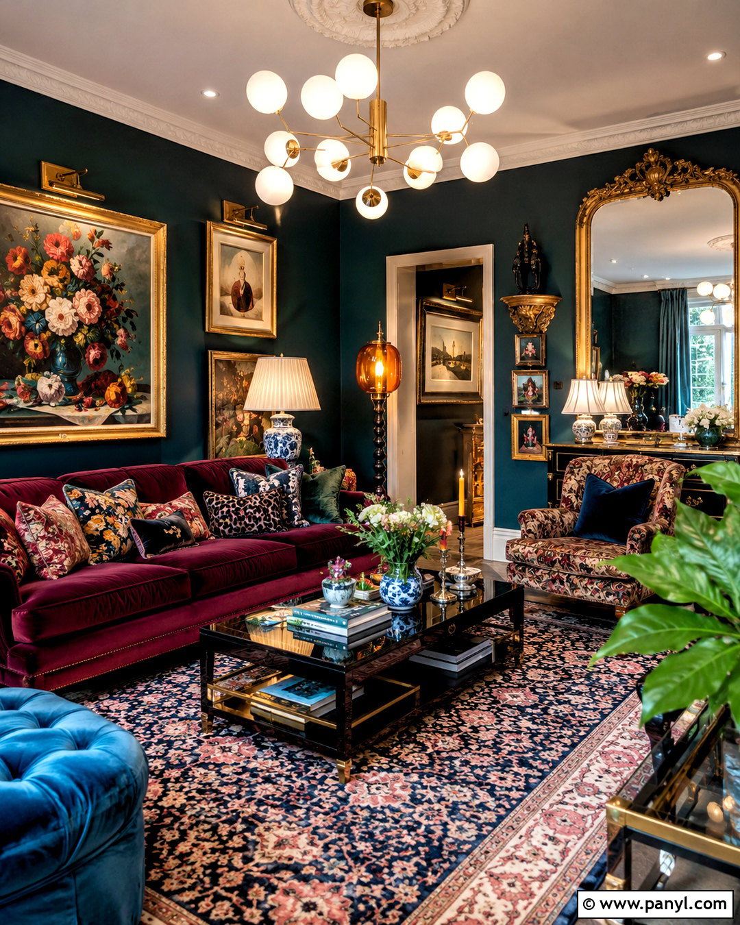 Maximalist Layered Lighting - 20 maximalism interior design ideas