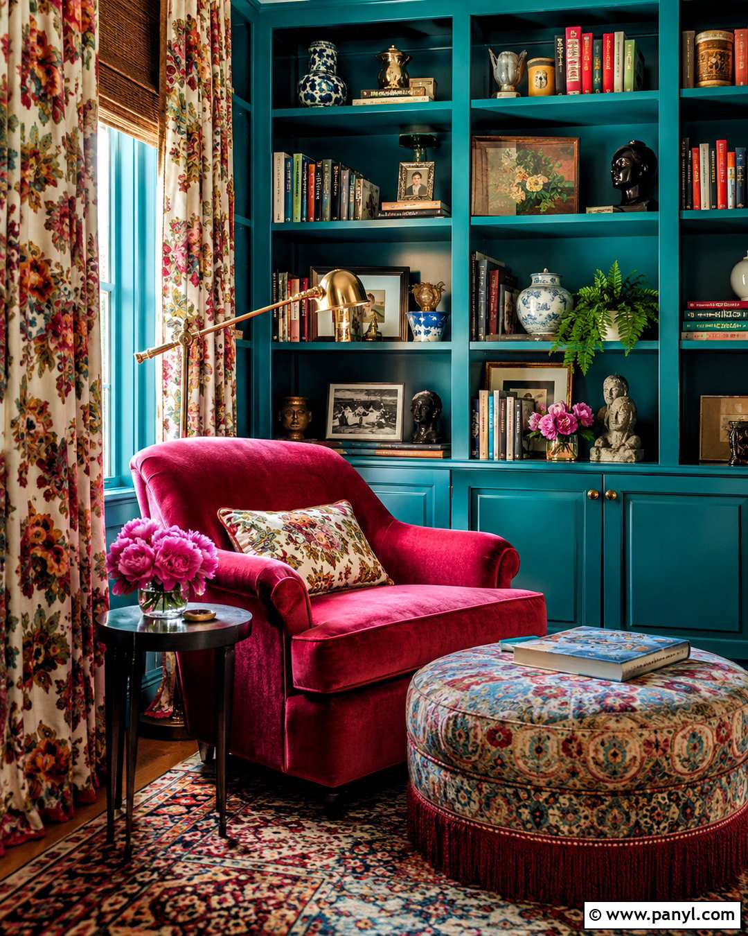 Maximalist Reading Nook - 20 maximalist decor ideas
