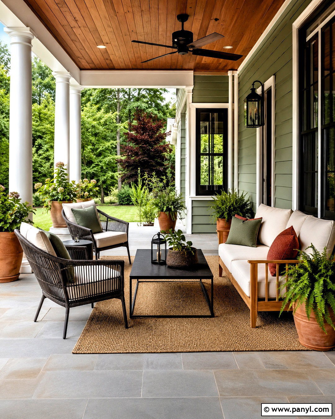 Meadow Sage Covered Porch - 20 meadow sage sherwin williams ideas