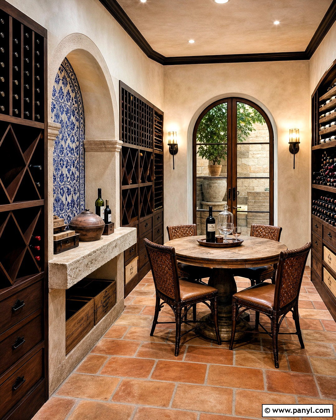 Mediterranean Basement Wine Cellar - 20 wine cellar ideas basement ideas