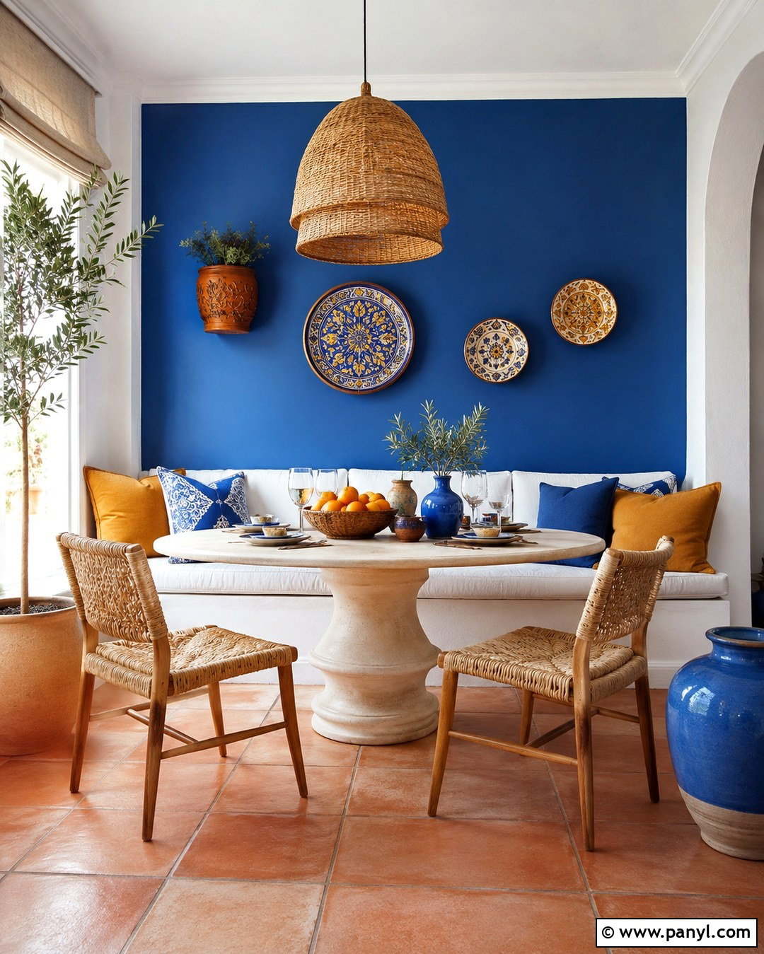 Mediterranean Blue Accent Wall - 20 Coastal Accent Wall Colors