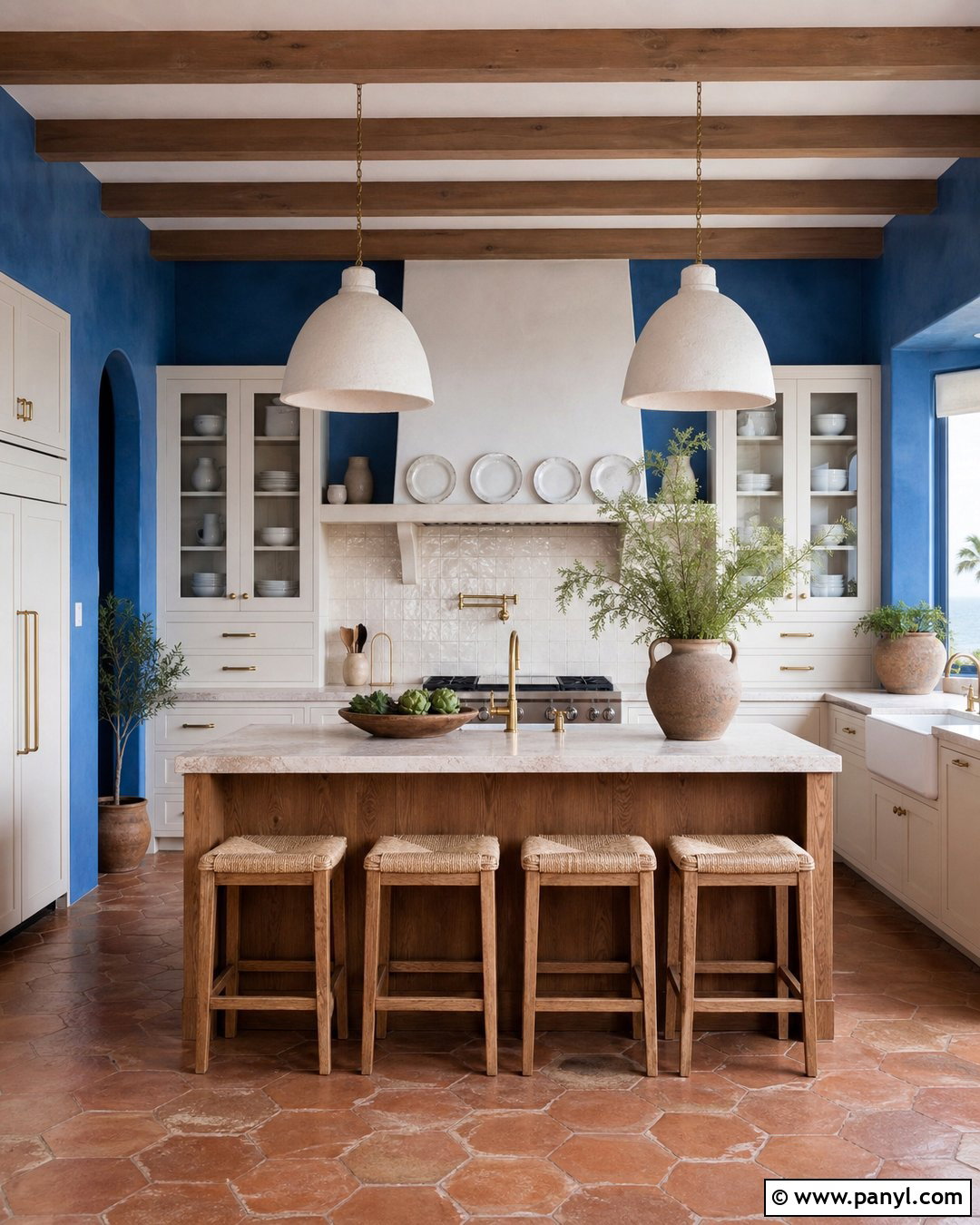 Mediterranean Blue Beach House Walls - 30 Beach House Colors Interior Walls