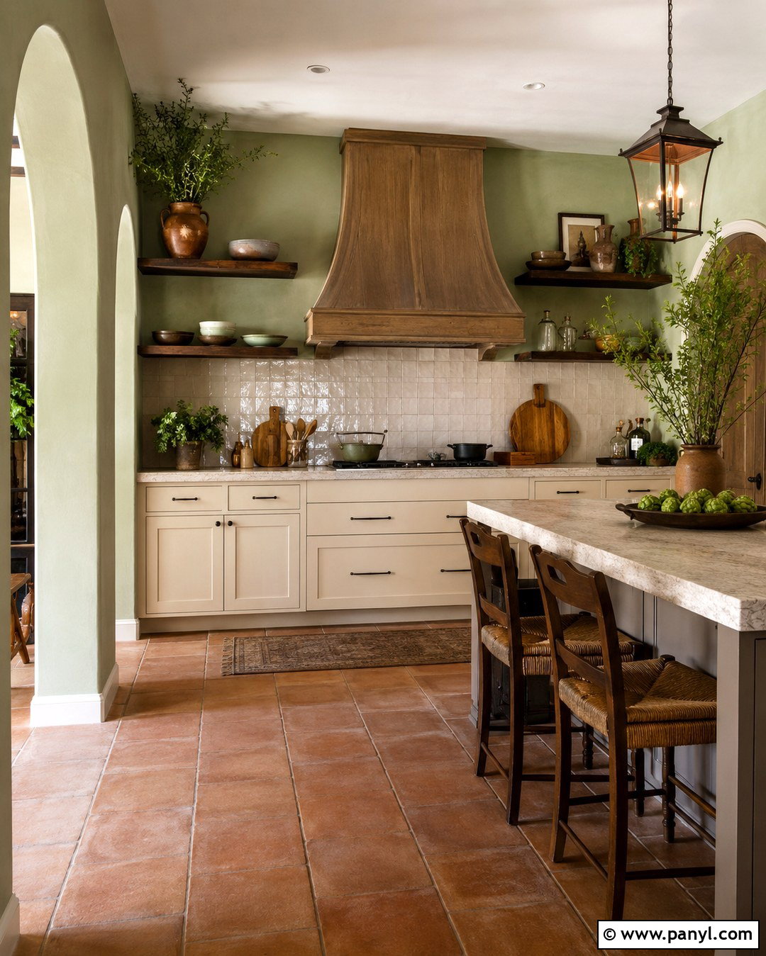 Mediterranean Pistachio Green Kitchen Walls - 20 pistachio green kitchen walls