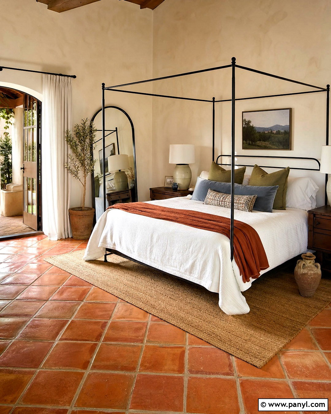 Mediterranean Terra Cotta Bedroom - 20 terra cotta bedroom ideas