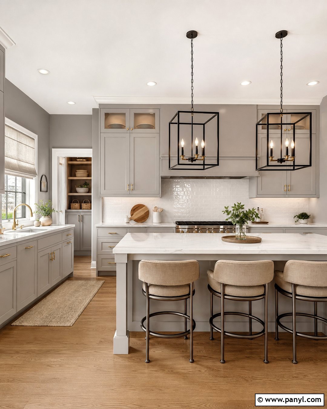 Medium Gray Kitchen Walls - 35 Kitchen Wall Colors With Grey Cabinets