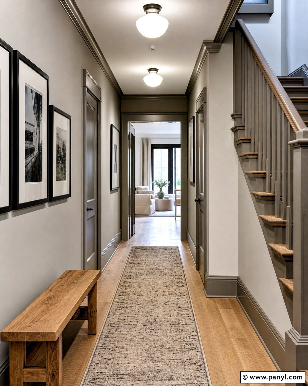 Medium Gray Walls And Trim - 20 monochromatic walls and trim ideas