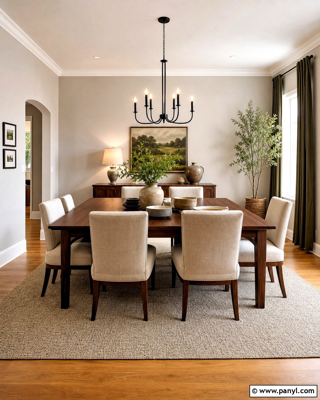 Medium Oak Floor And Soft Greige Walls - 20 floor and wall color combinations