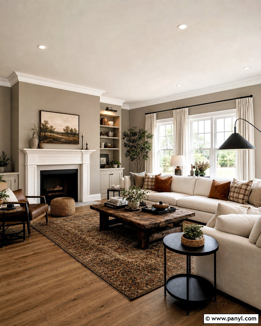 Mega Greige Family Room - 20 sw greige paint colors