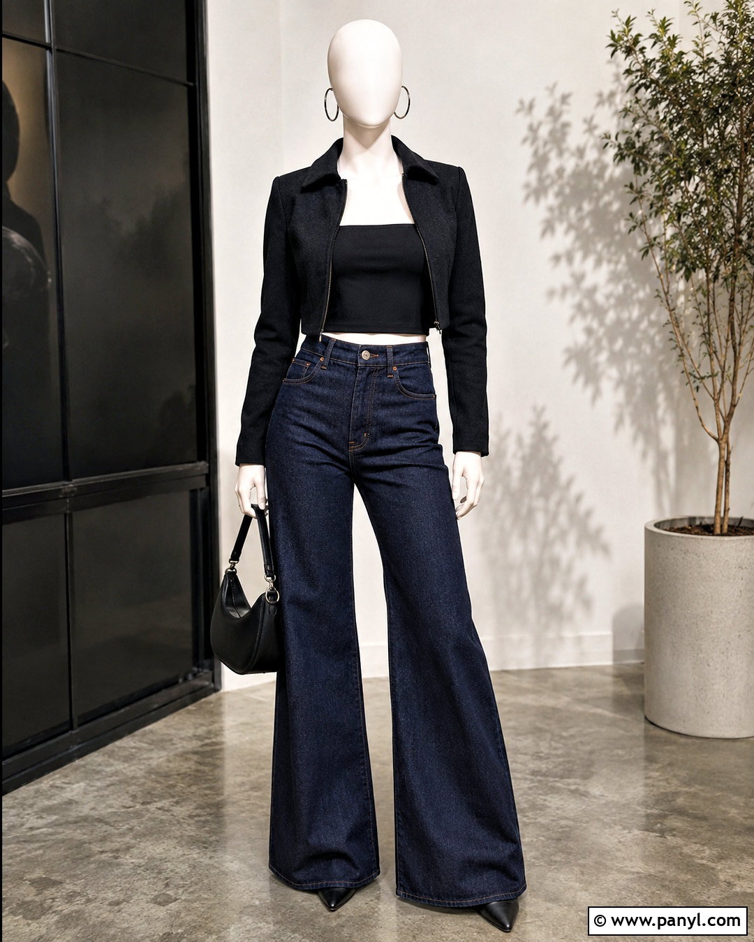 Megan Fox Wide Leg Jeans Outfit - 20 megan fox ideas