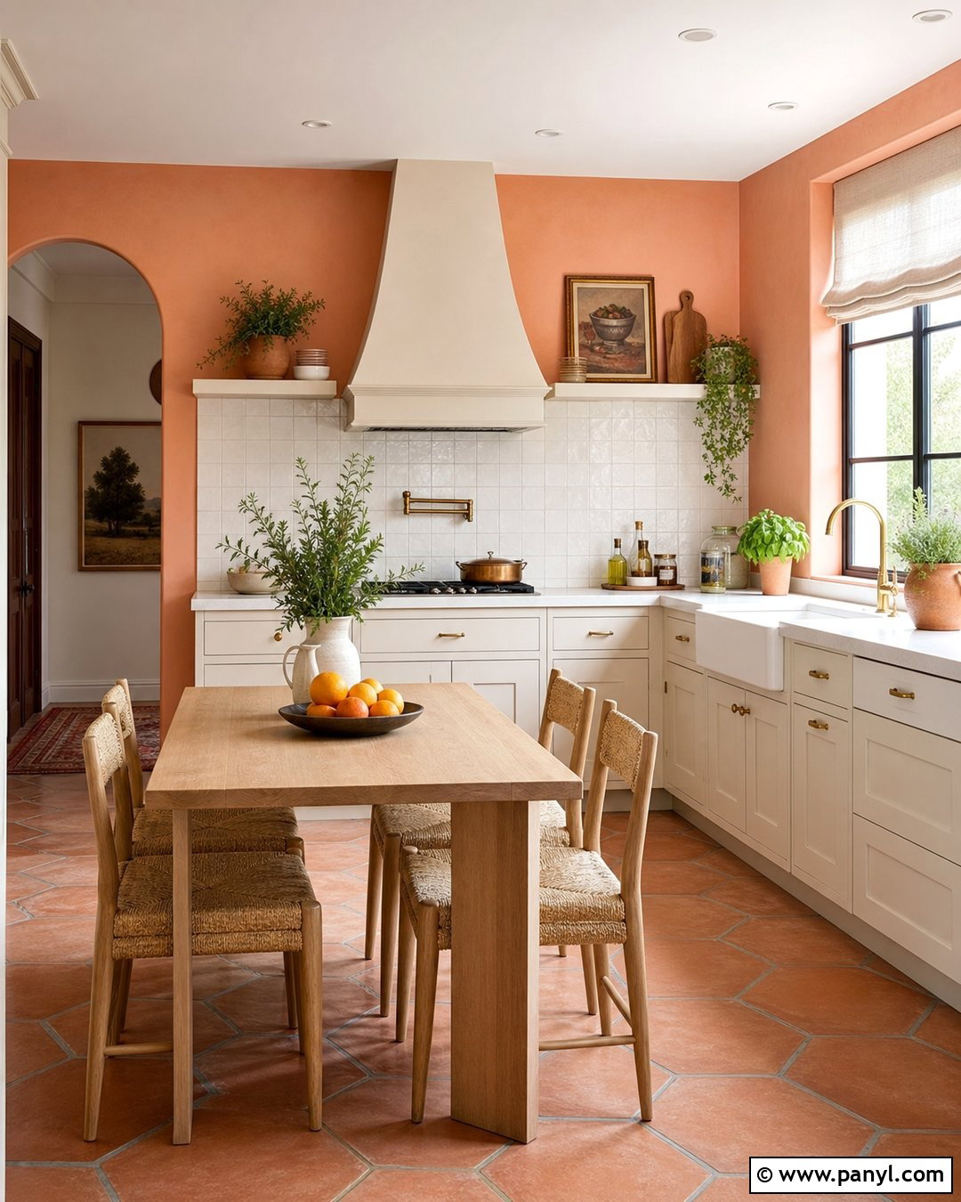 Melon Walls With Terracotta Floors - 20 Melon Walls