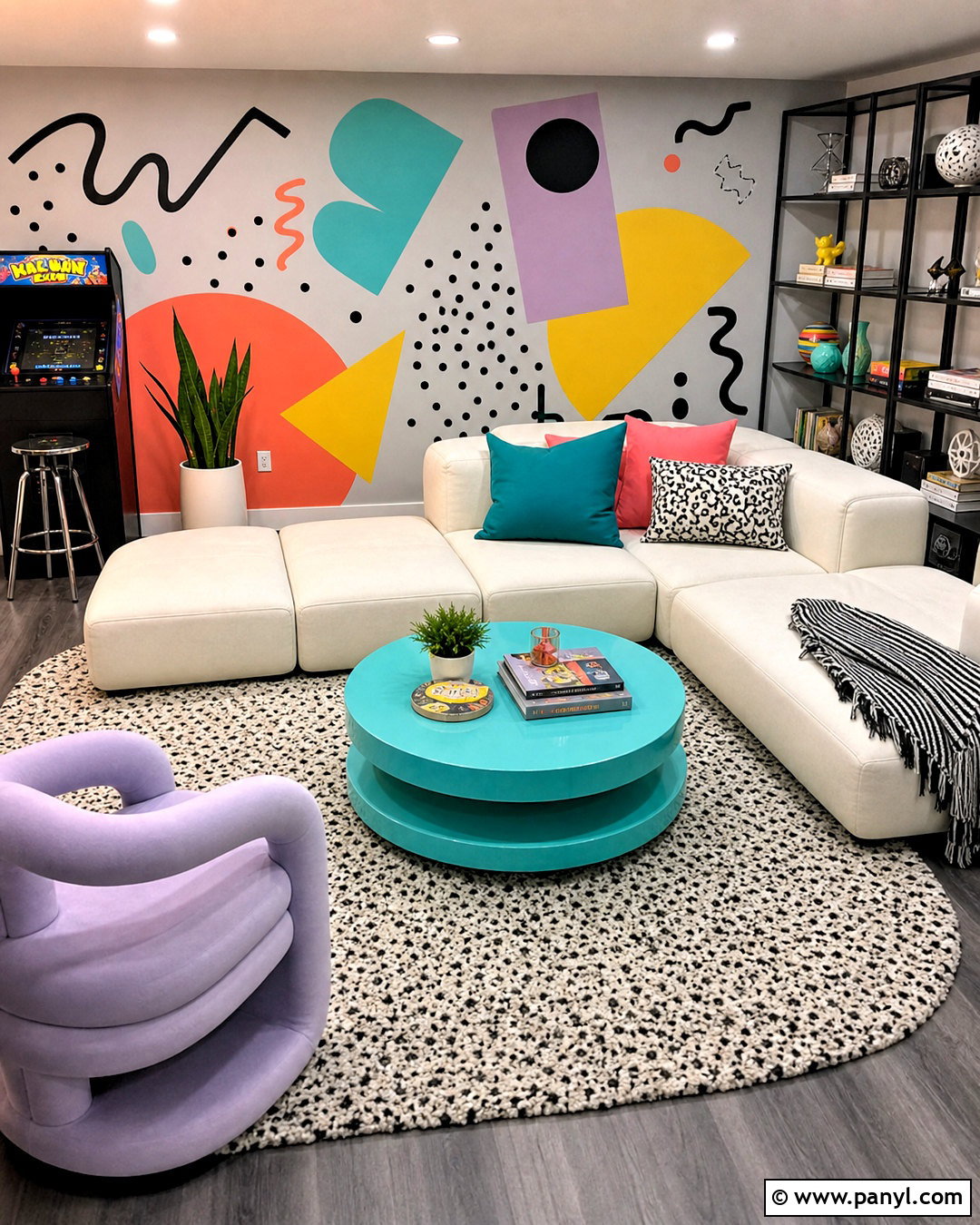 Memphis Wall Paint - 20 funky wall paint ideas