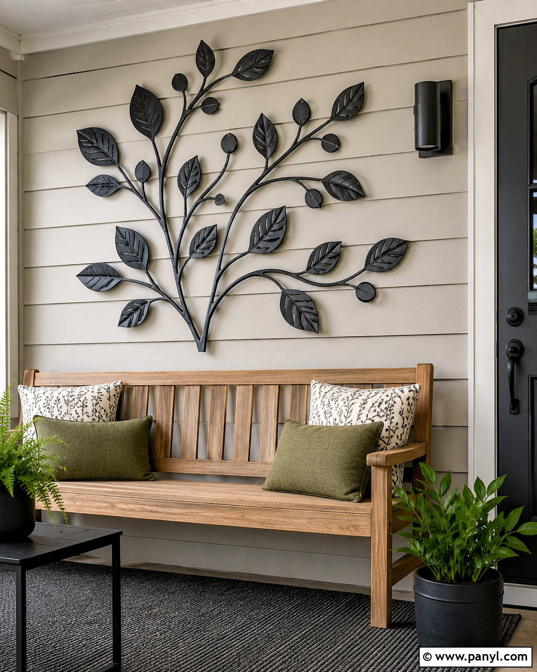 Metal Art Porch Wall - 20 porch wall design ideas