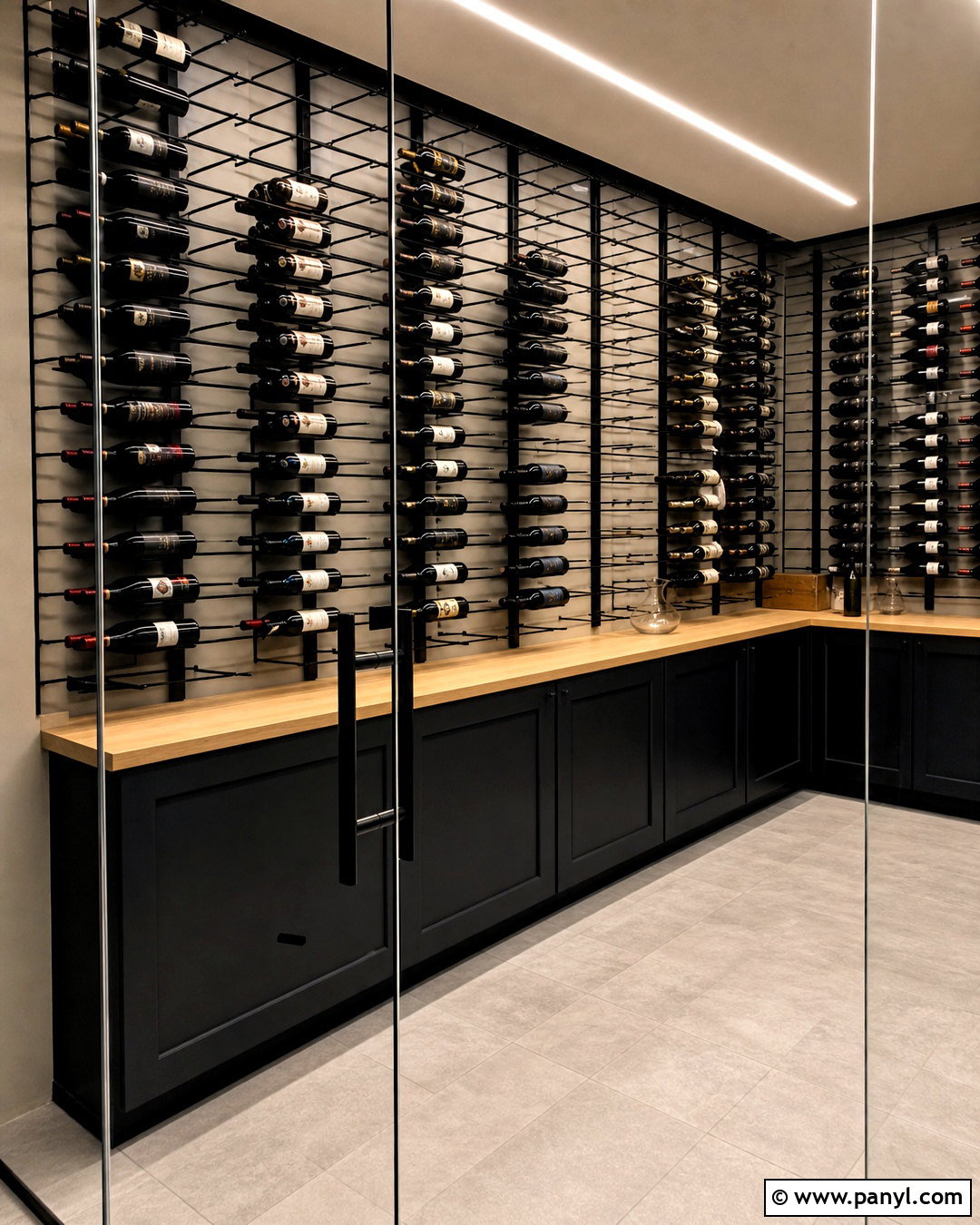 Metal Wine Cellar Wall - 20 wine cellar wall ideas