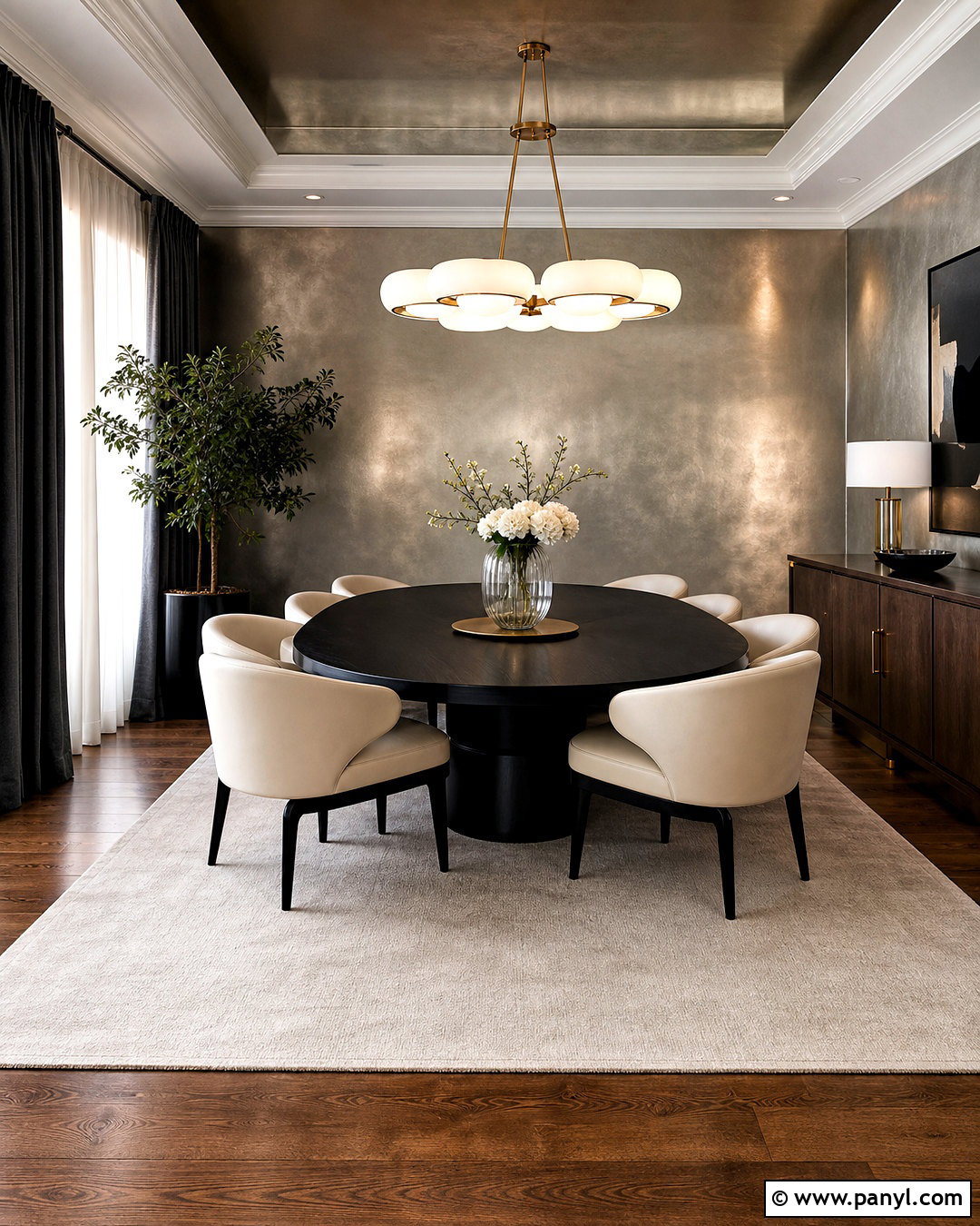 Metallic Glaze Dining Room Walls - 20 faux painting walls