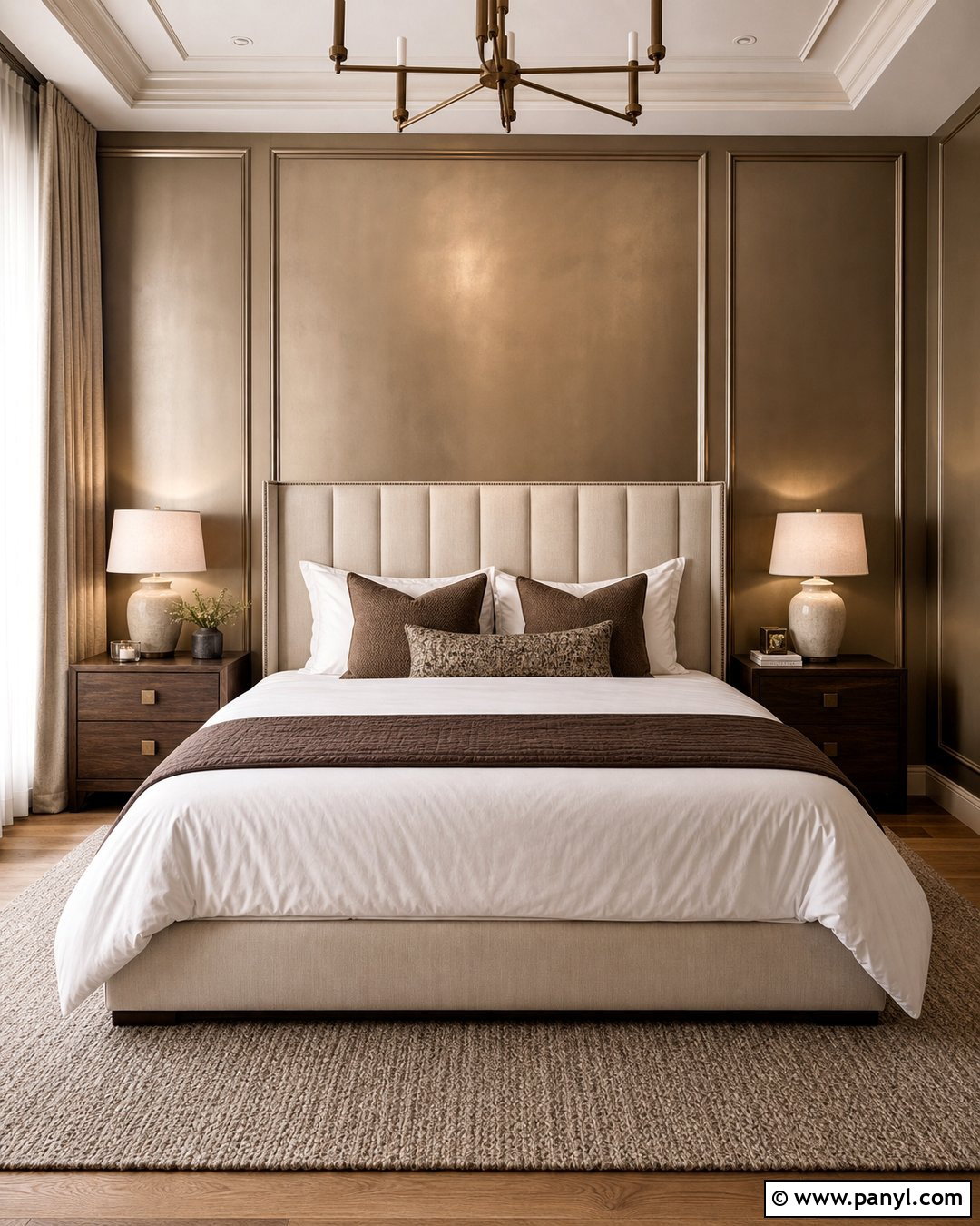 Metallic Panel Paint Wall - 20 Metallic Paint Feature Wall Ideas