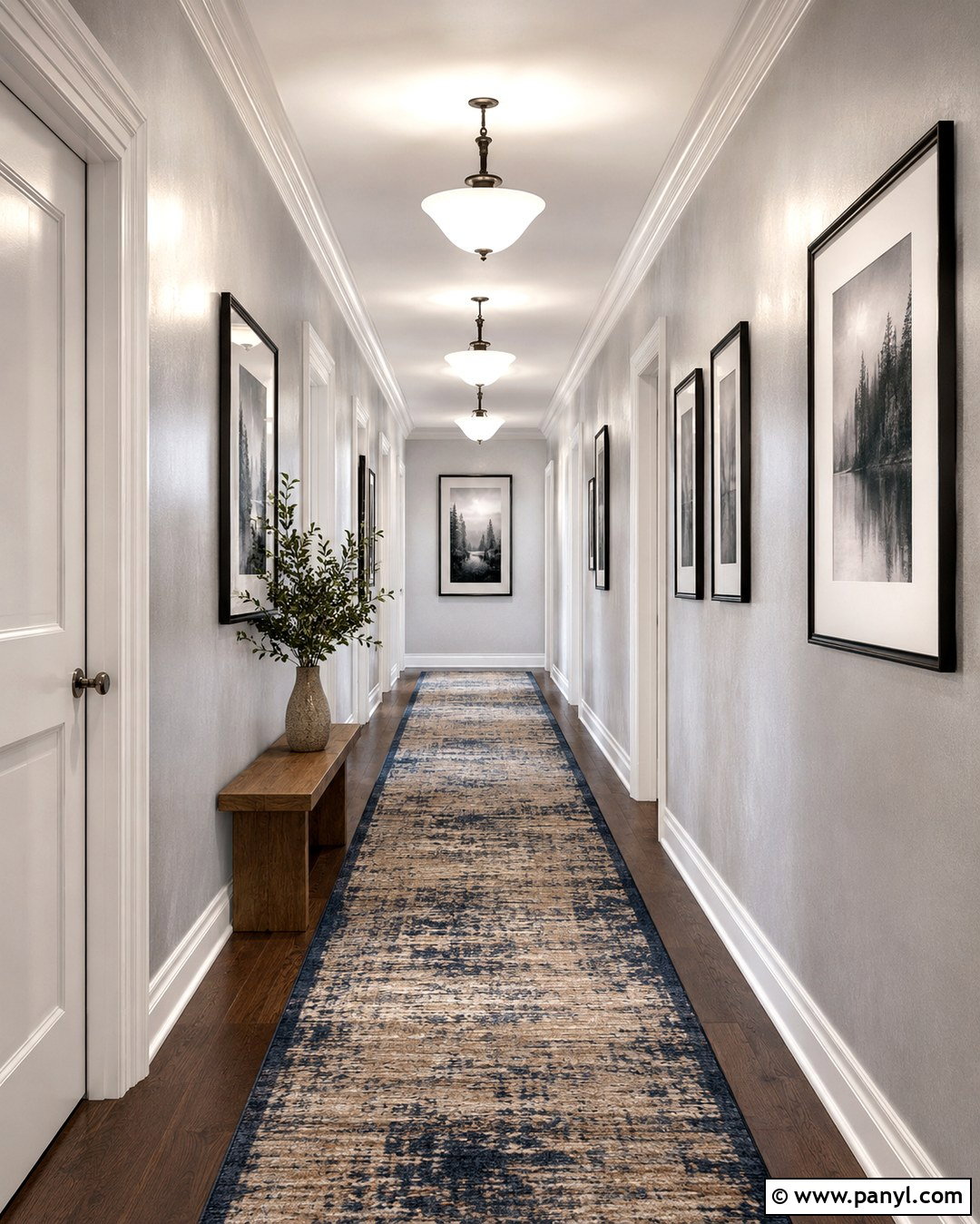 Metallic Silver Hallway Walls - 20 Metallic Silver Paint Walls