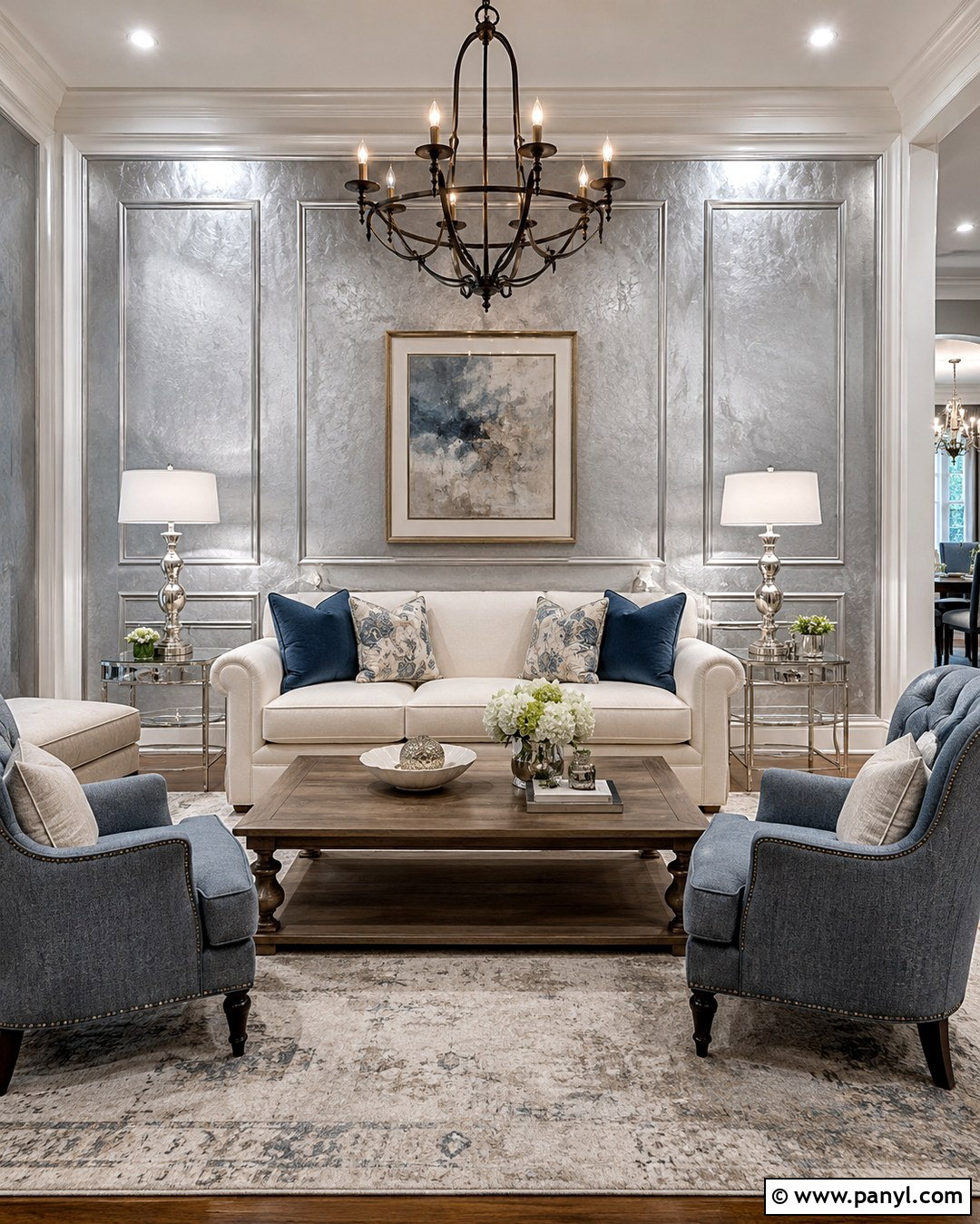 20 Metallic Silver Paint Walls: Luxe Ideas for Modern Interiors